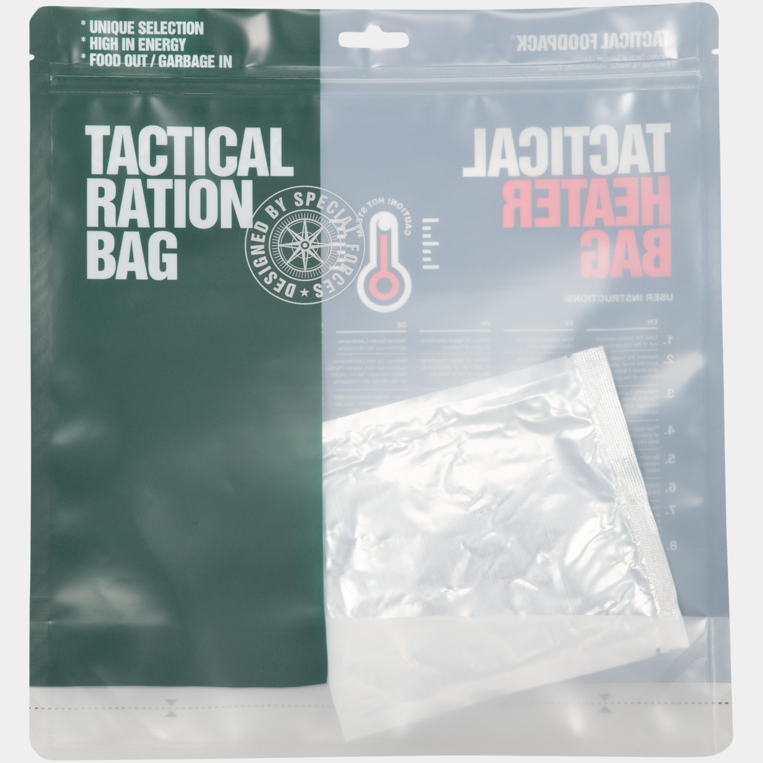 Tactical Heater Bag With Element - Svart