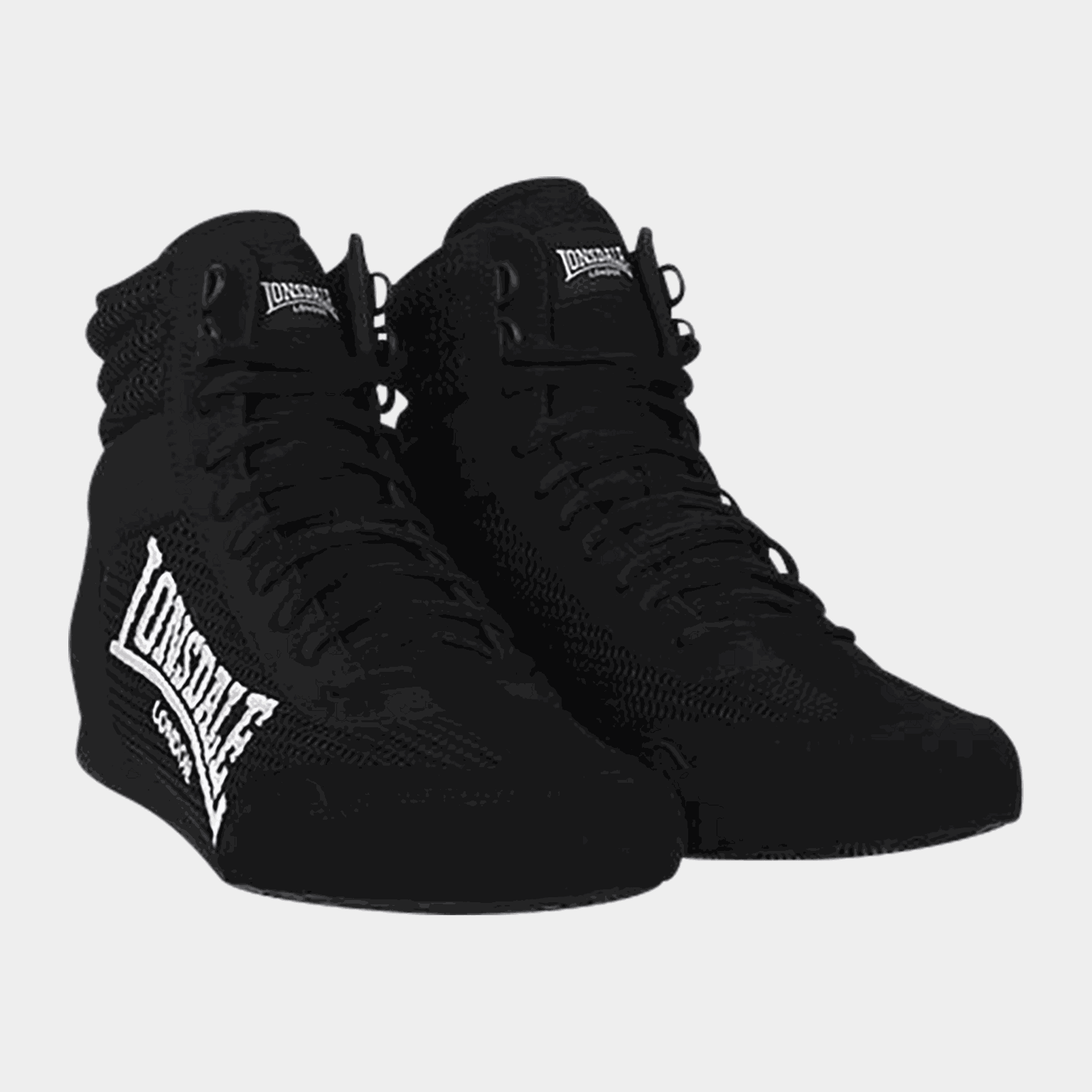  Buty bokserskie unisex Lonsdale Contender Lo – czarne