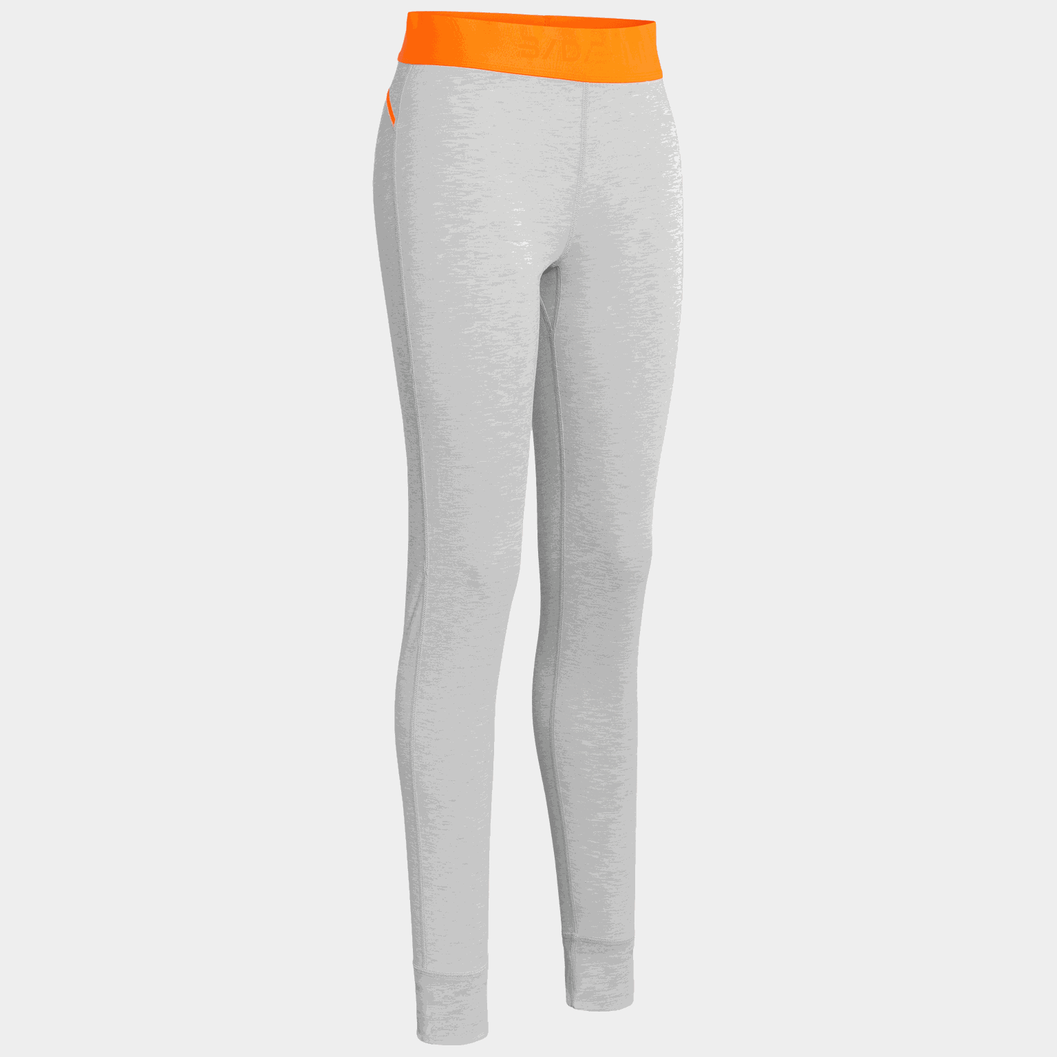 Pantaloni lunghi da donna in misto lana - grigi