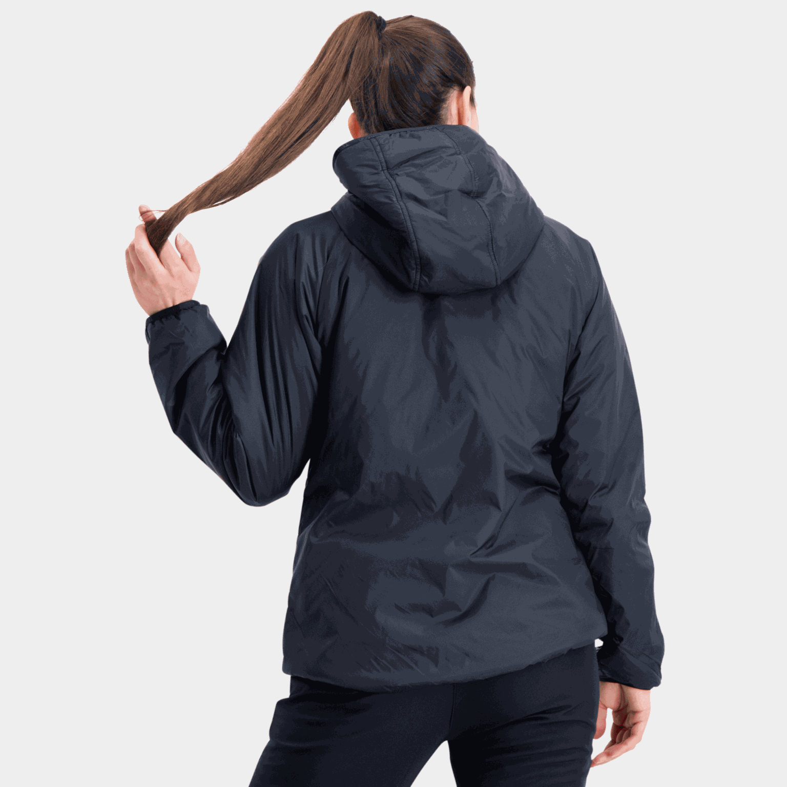 Jaqueta feminina Teton Clean 24/25 Alpine com forro isolante - Preta