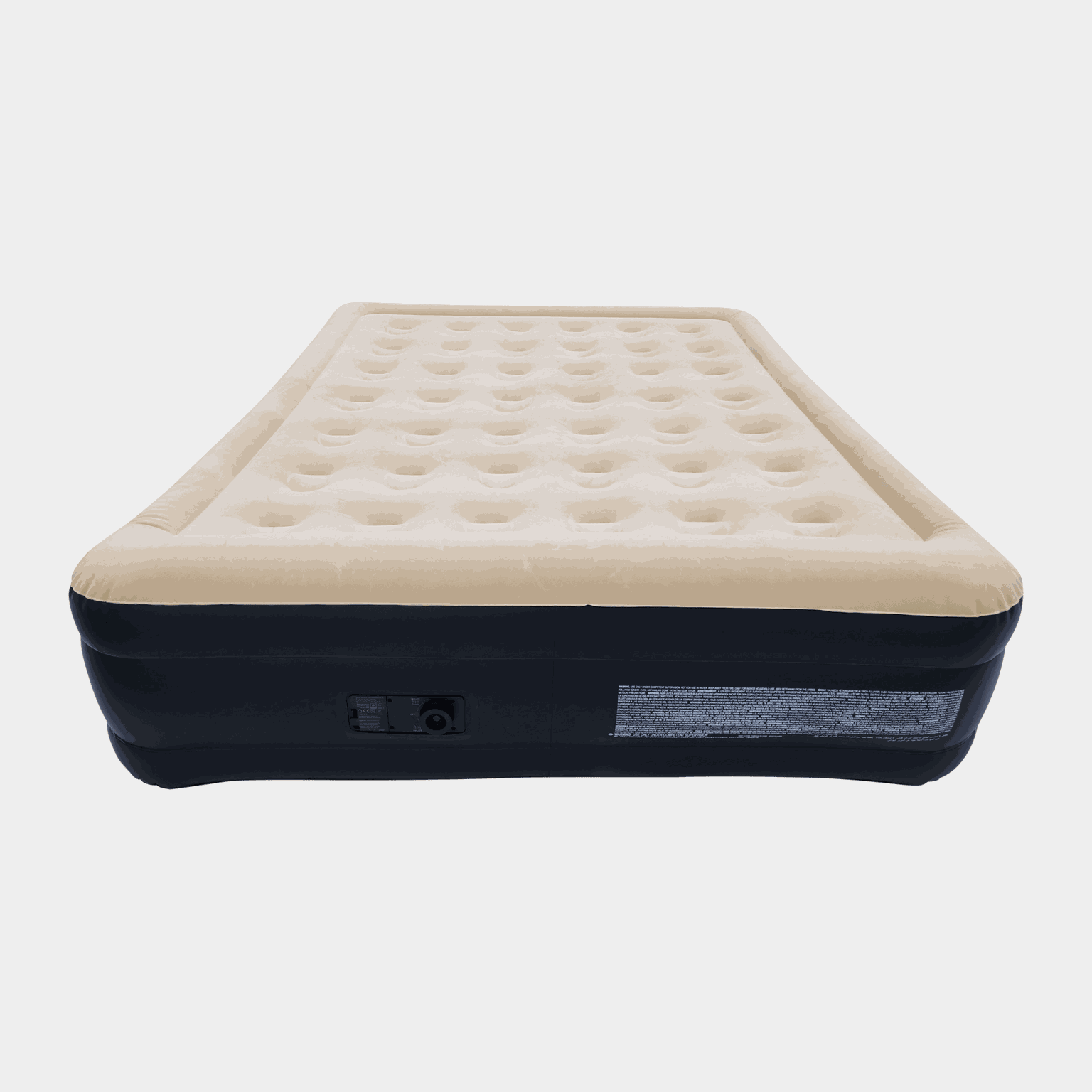  Verhoogd opblaasbaar matras met pomp (220-240 V), luchtmatras – bruin