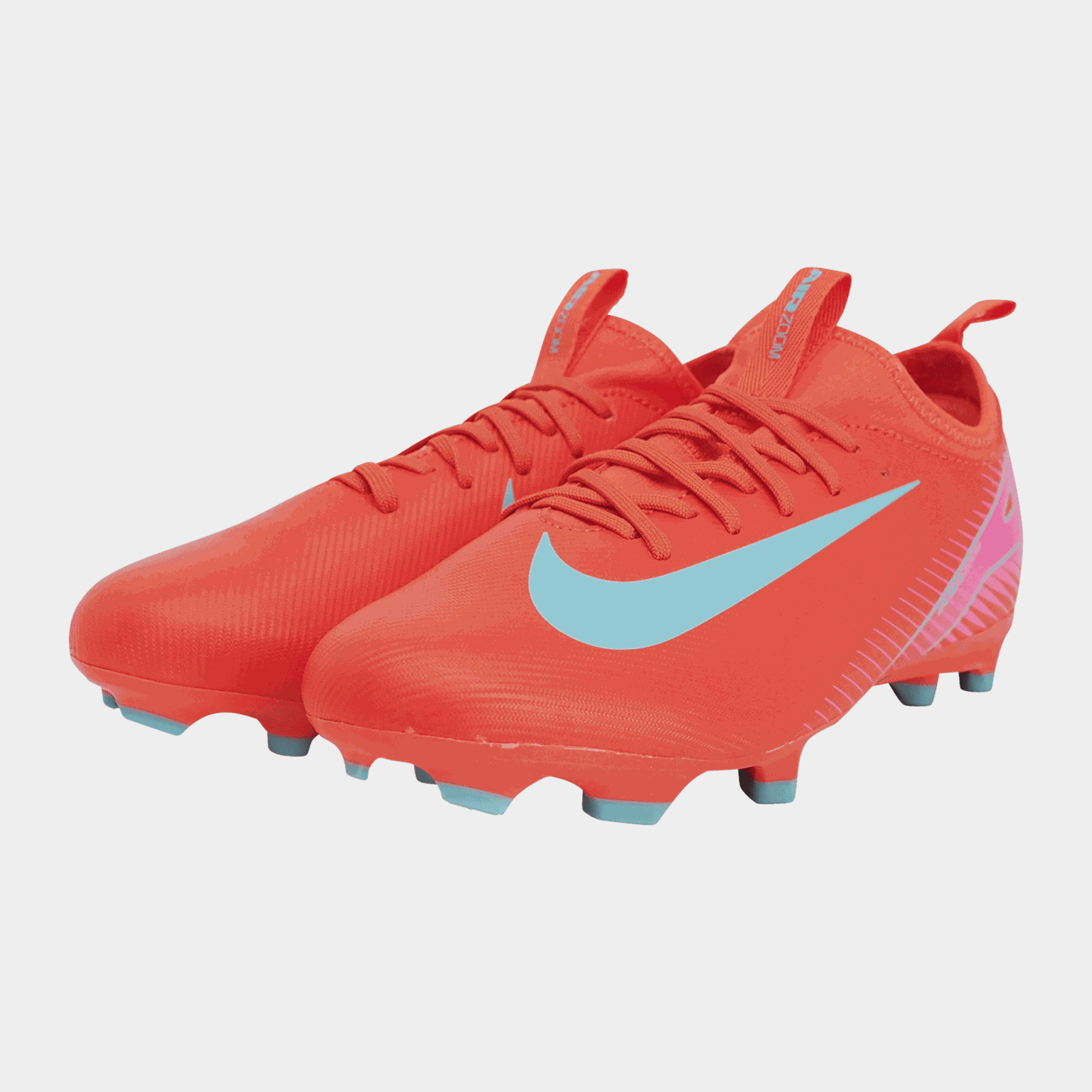  Chuteiras infantis Mercurial Vapor 16 Academy FG/MG para grama natural e artificial - vermelhas