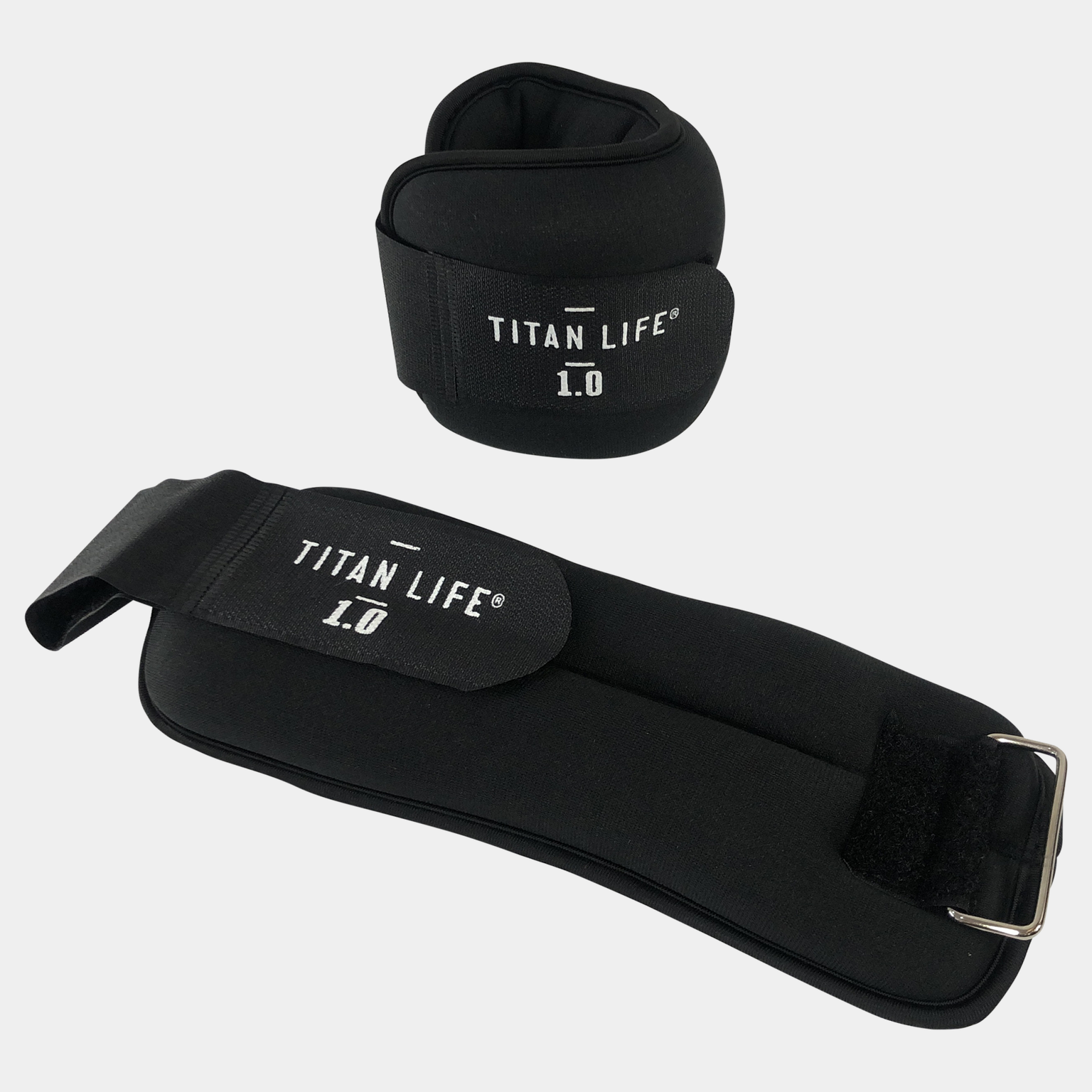 Titan Life – Pesi per polsi e caviglie da 1 kg, neri