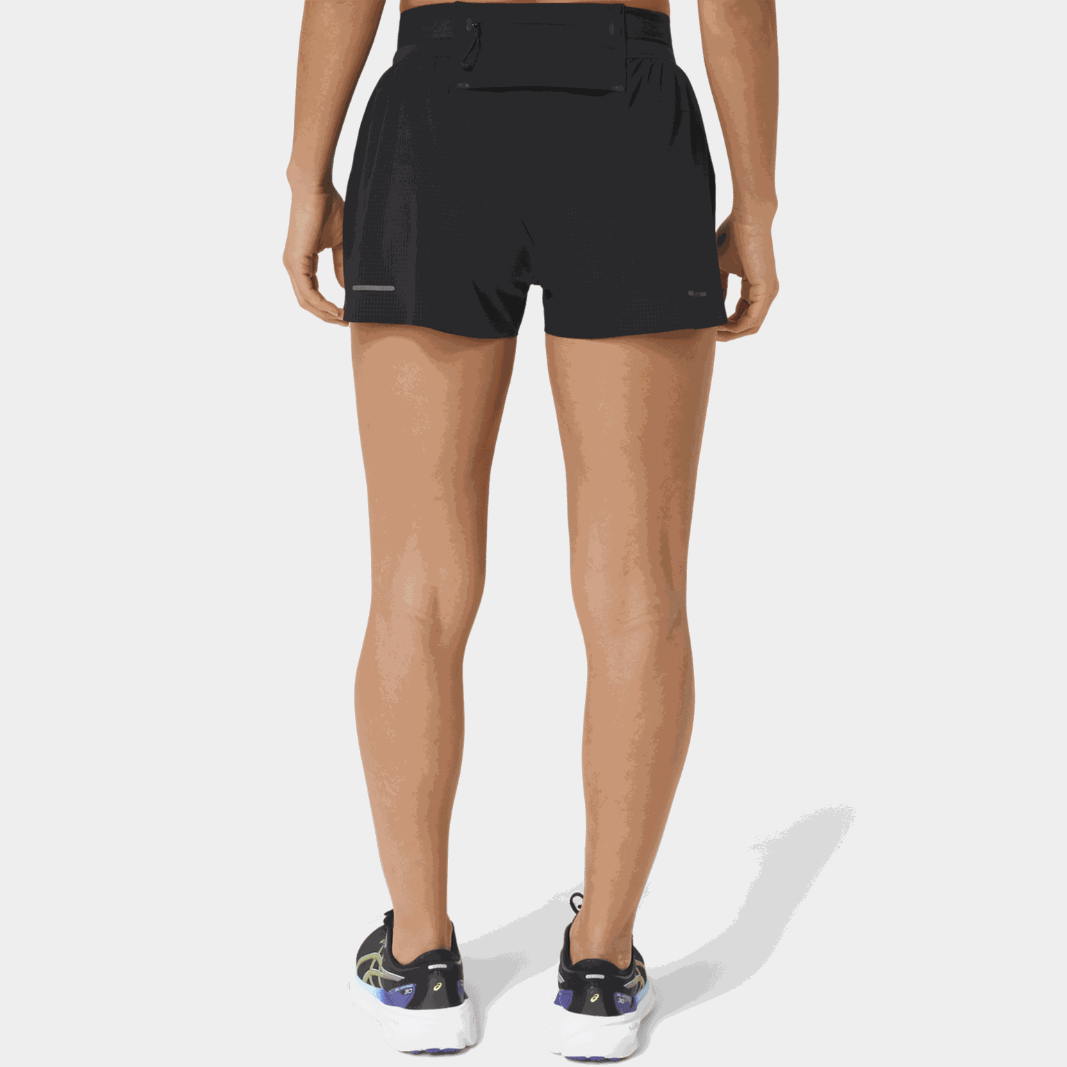 Pantaloncini da corsa Metarun Split Short da donna - Neri