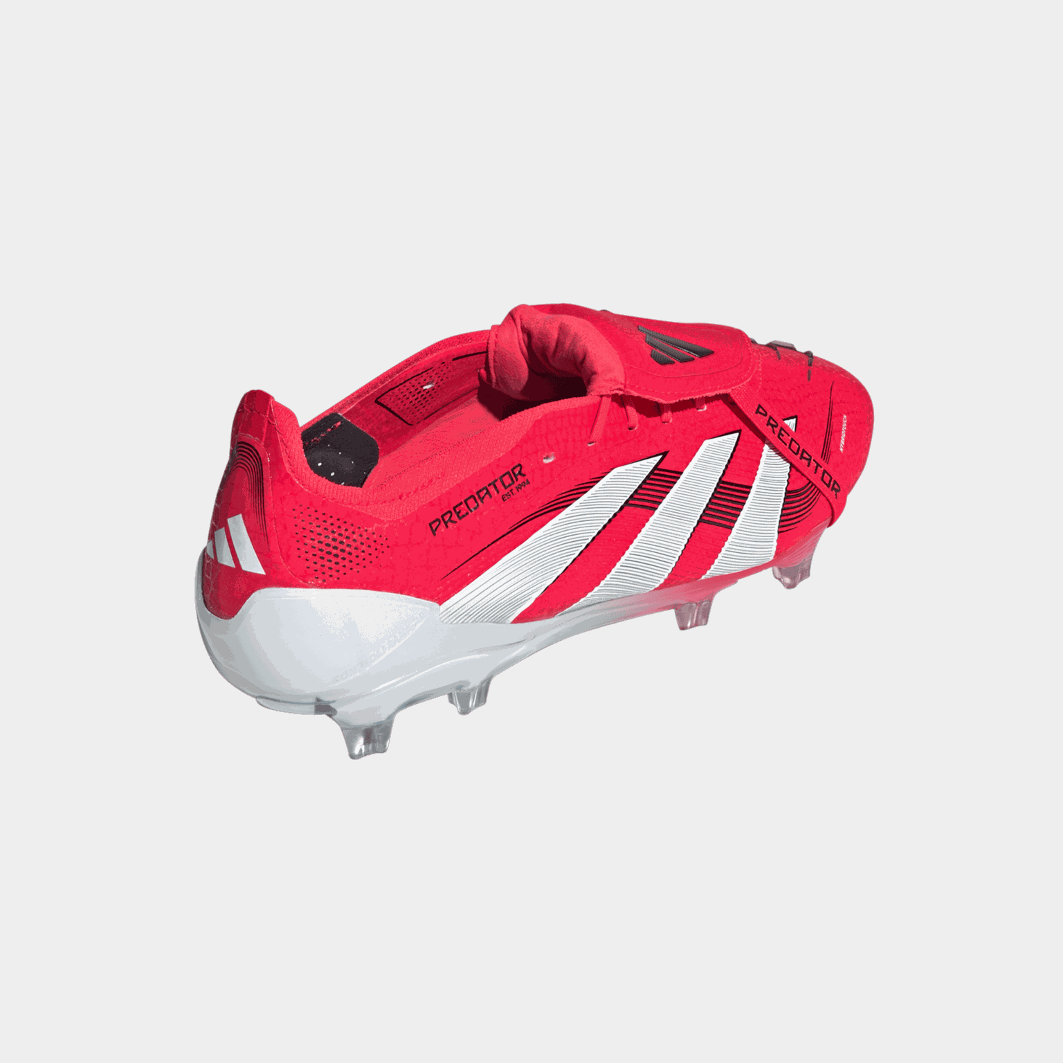 Chaussures de football Predator Elite à languette repliable FG, pour gazon, unisexe