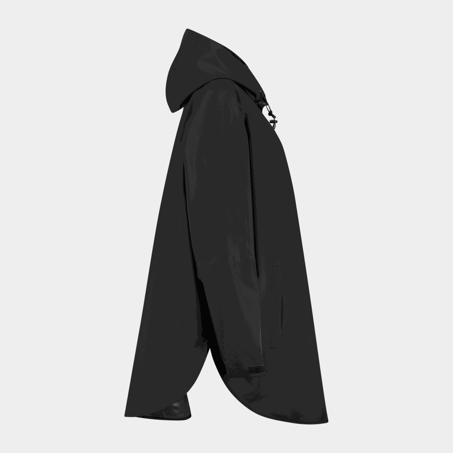  Harstad Shell W Poncho, Poncho - Nero