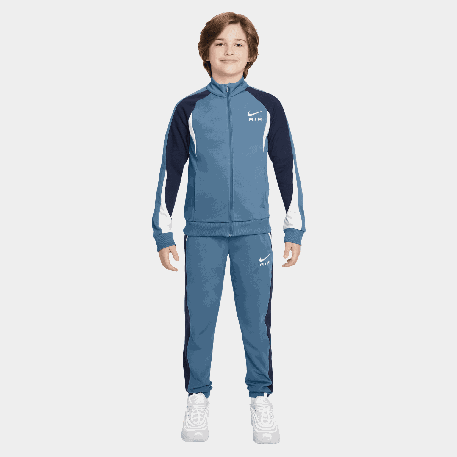 Macacão com airbag, tamanho infantil - Azul