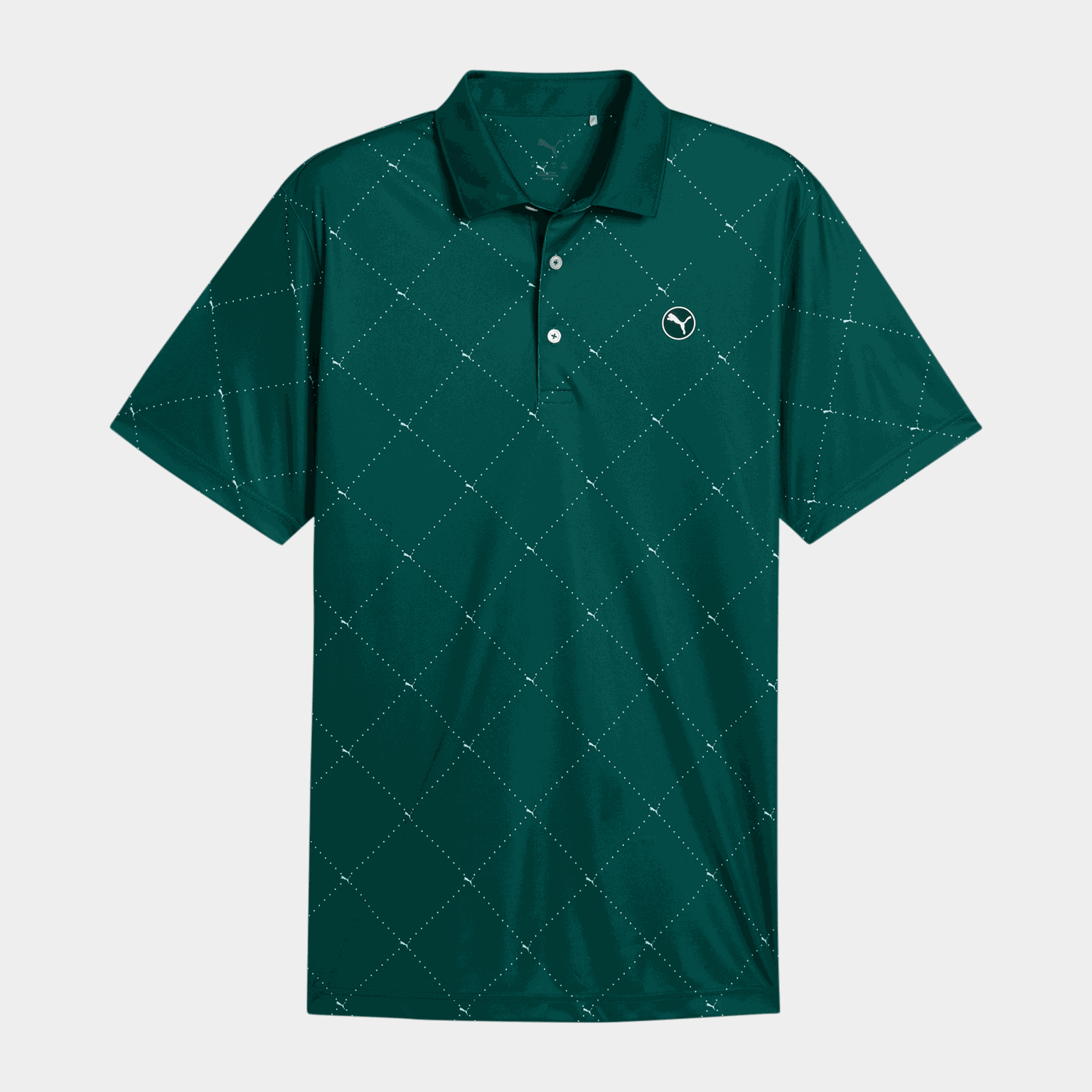  Pánské golfové polo tričko Polo Pure 2.0 Diamond - zelené