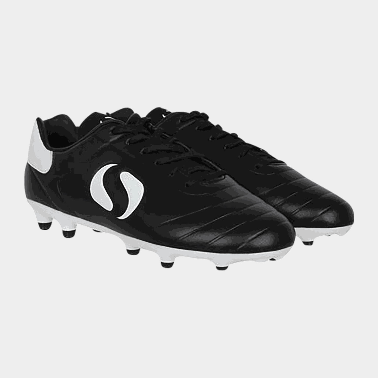 Chuteiras de futebol de grama artificial Kids' Strike FG - pretas