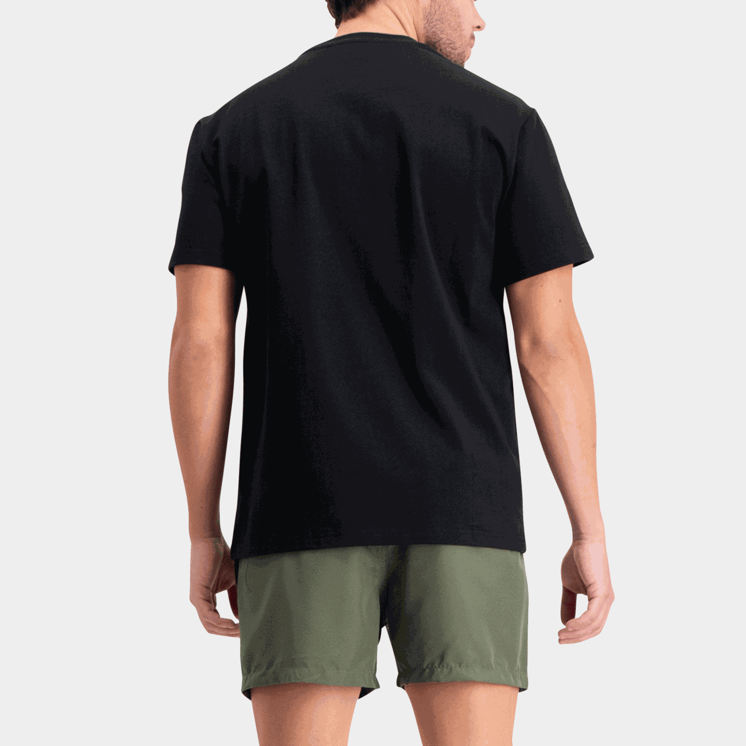  Borg Heavy T-shirt voor heren - Zwart