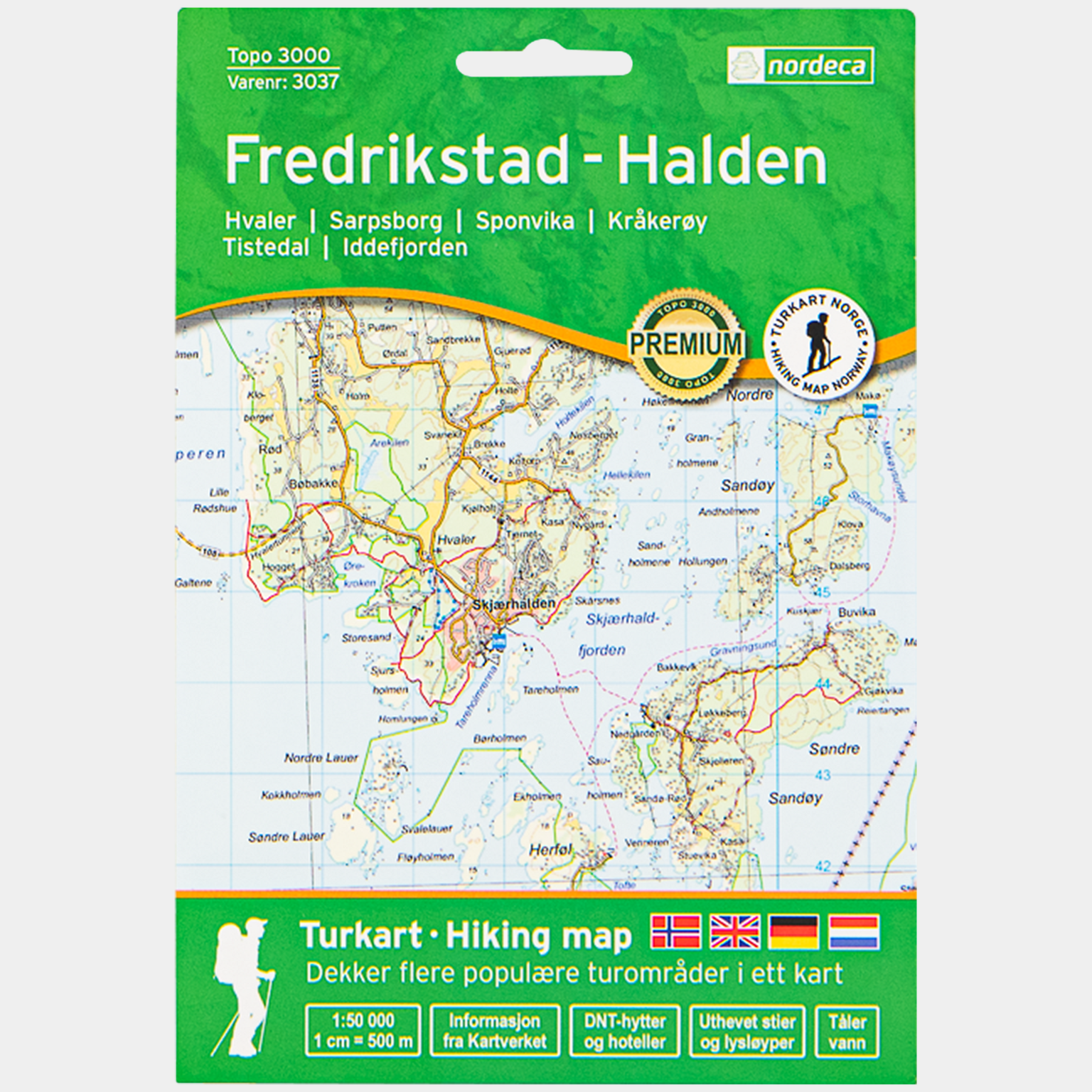 Fredrikstad-halden 1:50 000 -