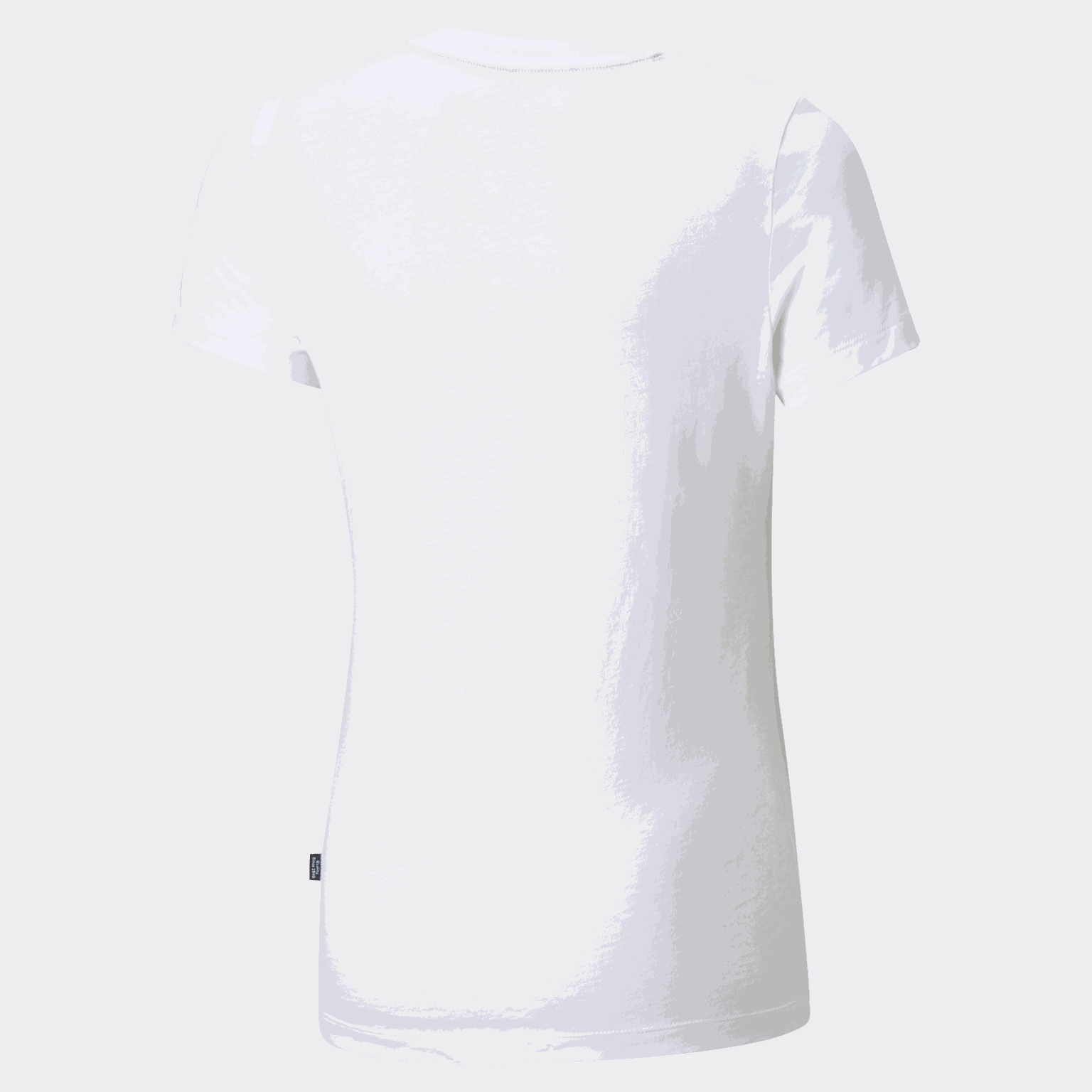  Camiseta Essential Logo, tamanho infantil - branca
