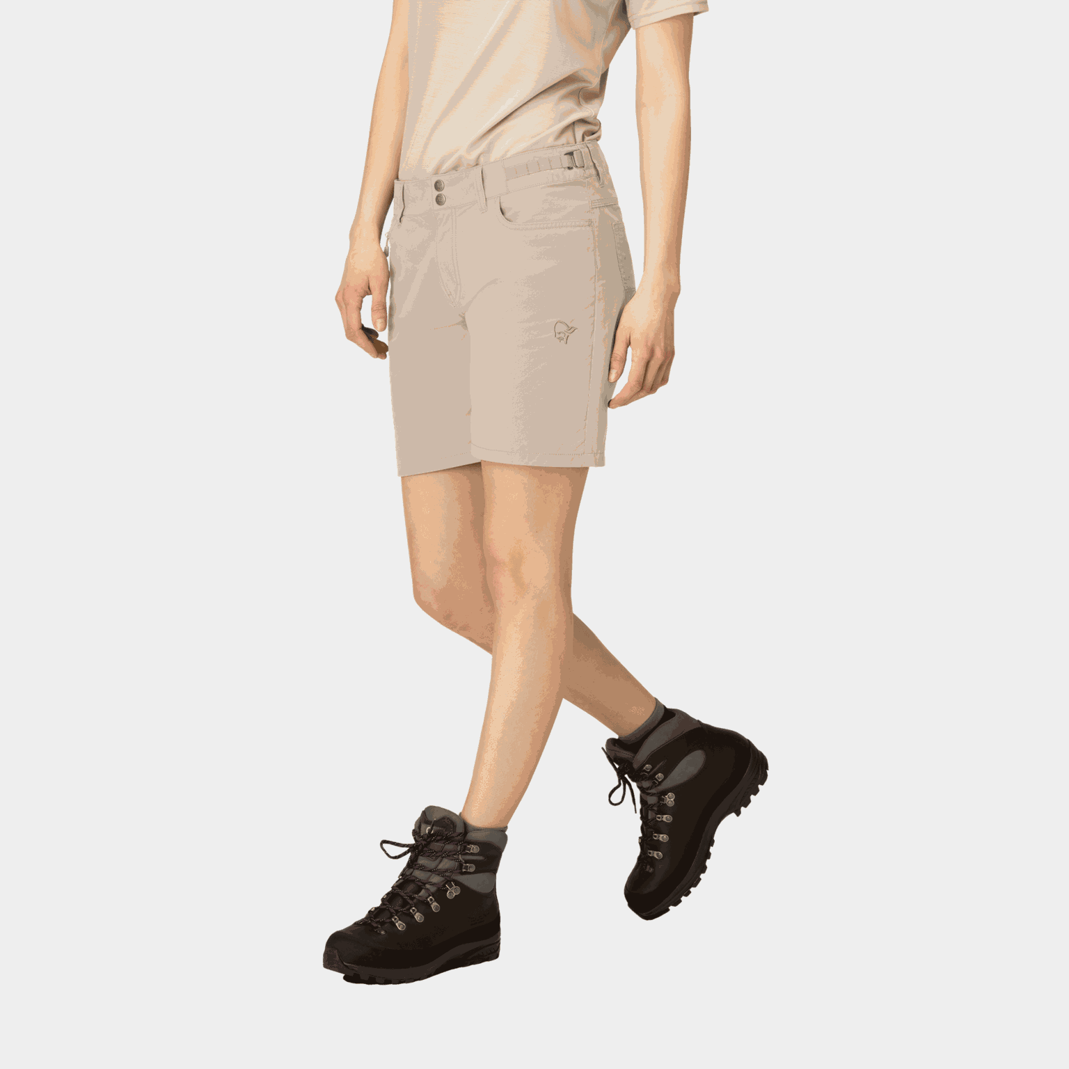 Short en coton Femund, short de randonnée, femme