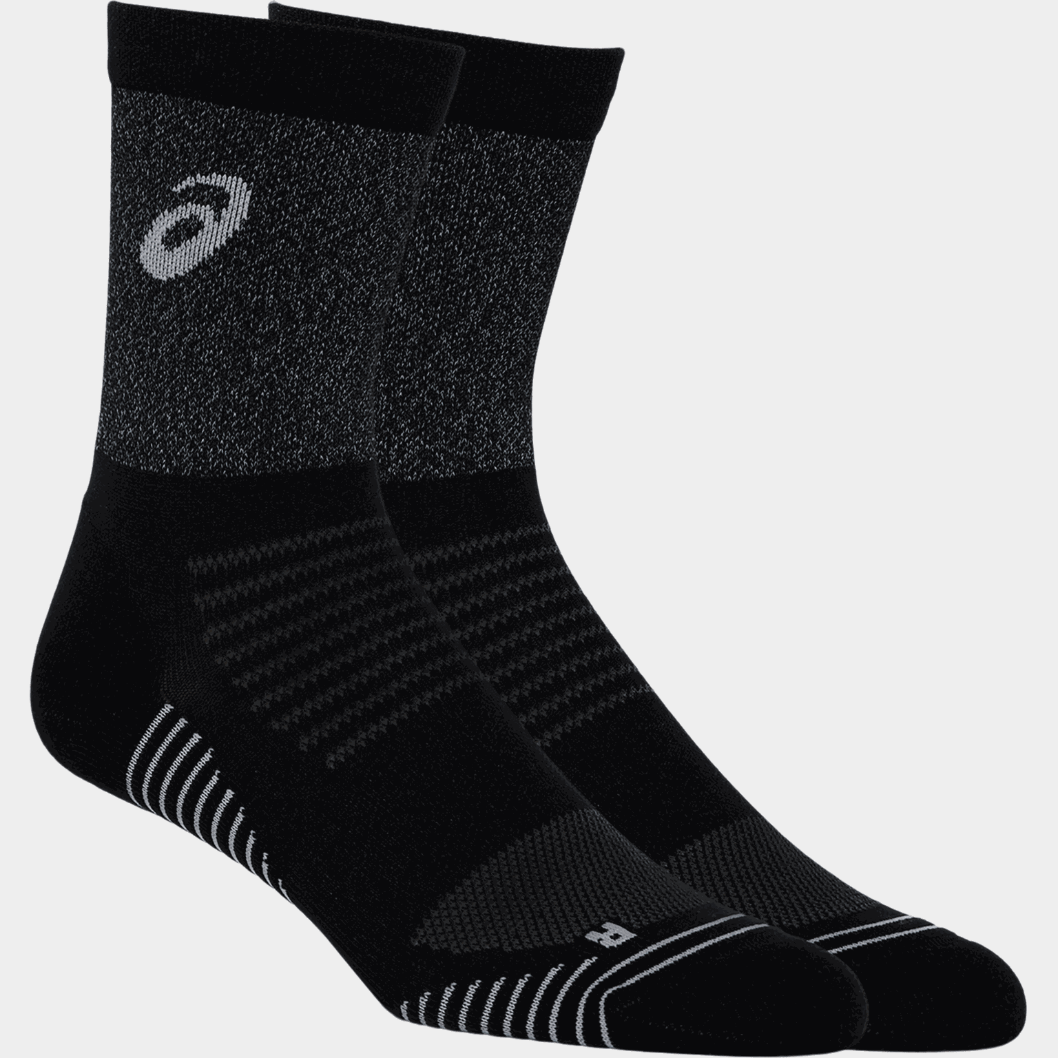  Skarpety do biegania Lite-Show Crew, skarpety treningowe unisex – czarne