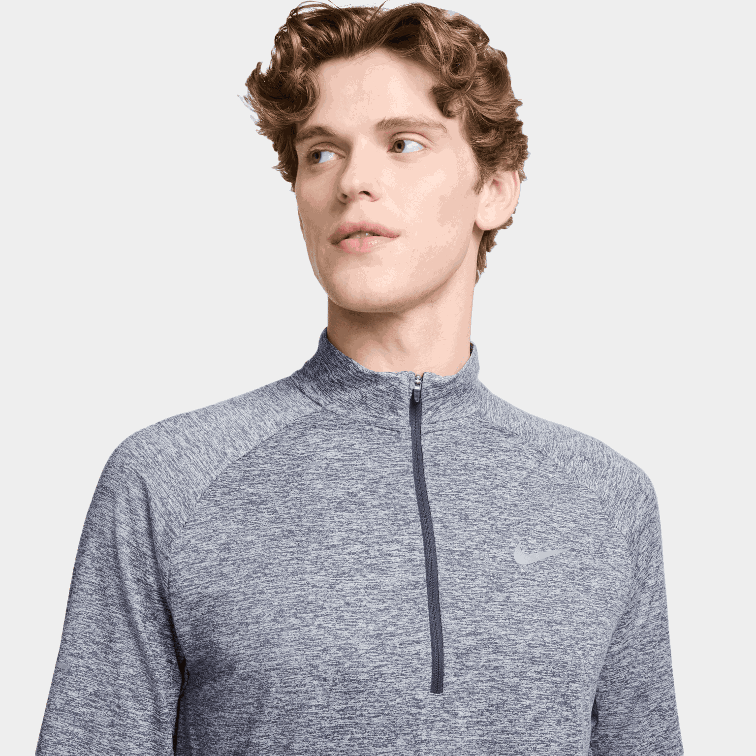 Dri-FIT Stride Half-Zip Midlayer, treningsgenser, herre - Blå