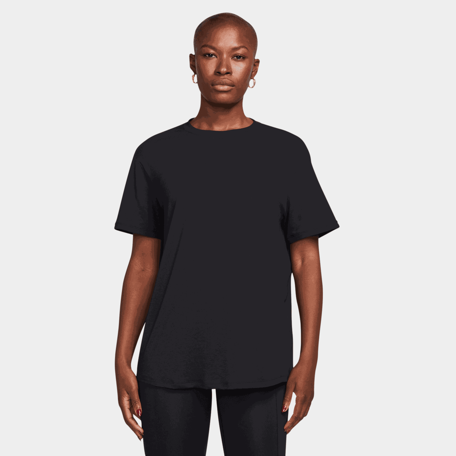 One Relaxed Dri-Fit Short-Sleeve Top, treningstrøye, dame - Svart