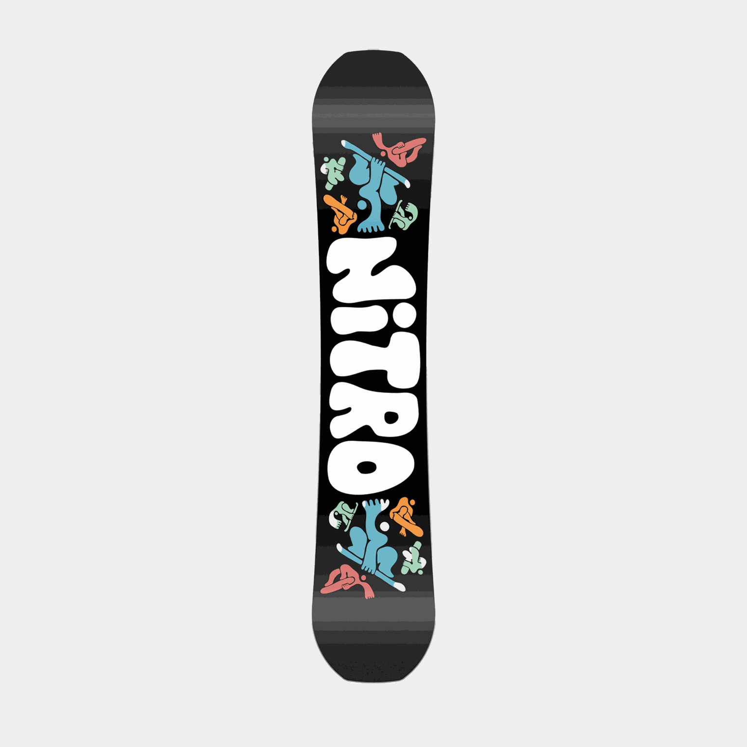 Prancha de snowboard infantil Ripper 24/25, multicolorida
