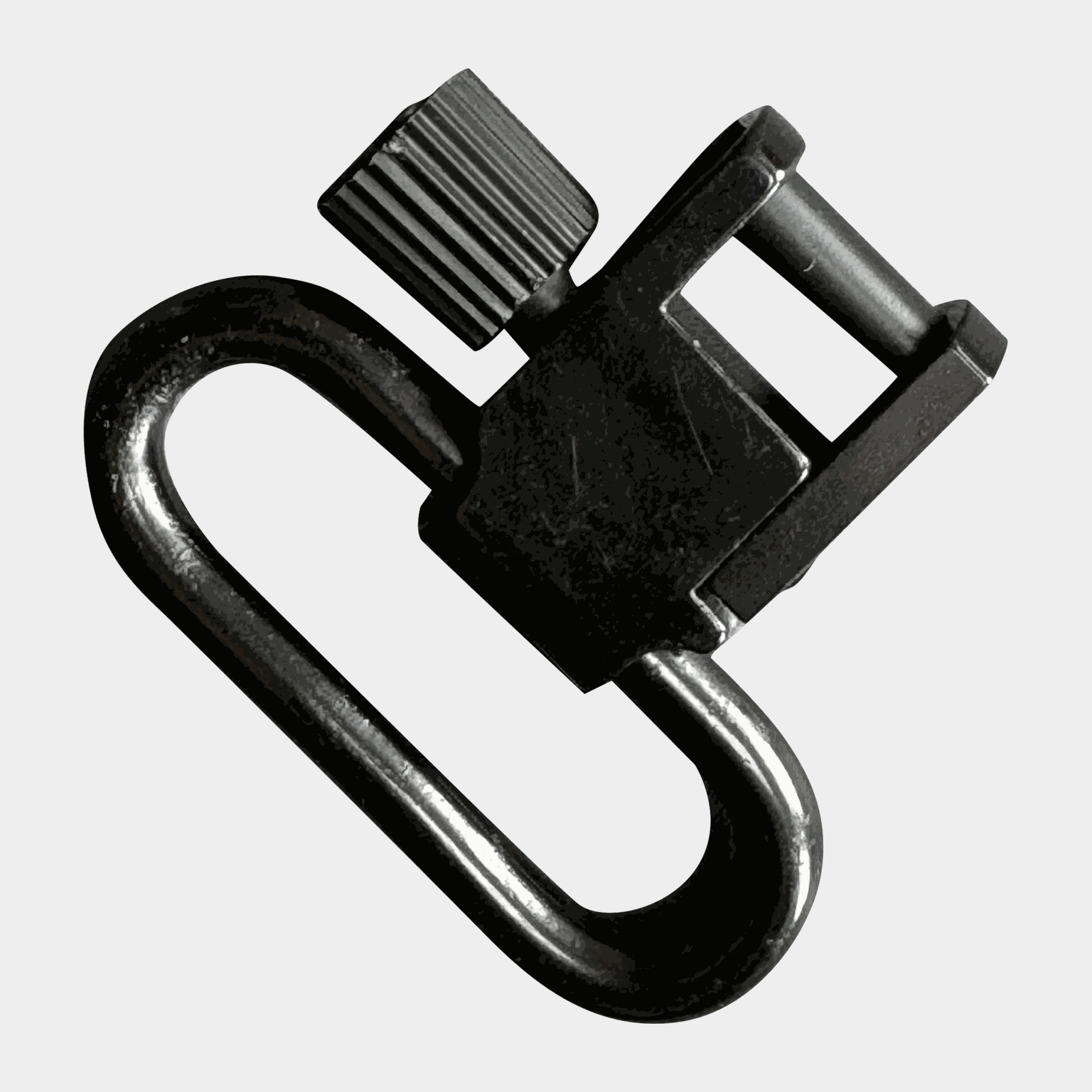 Anilla giratoria para correa de rifle – Negra