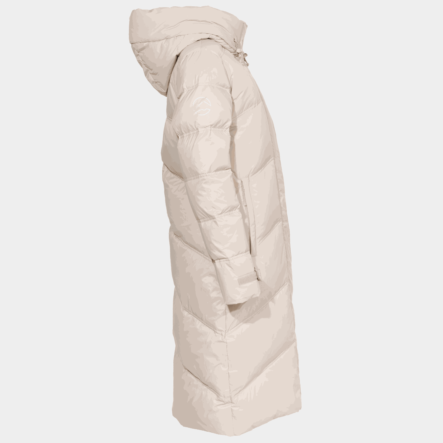  Barentsburg Long Recycled Down Parka, damska, brązowa