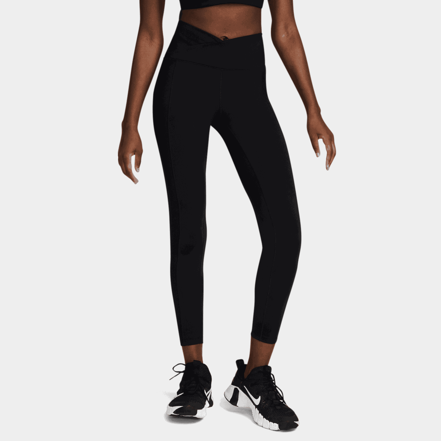 One Wrap High-Waisted Tight, treningstights, dame - Svart