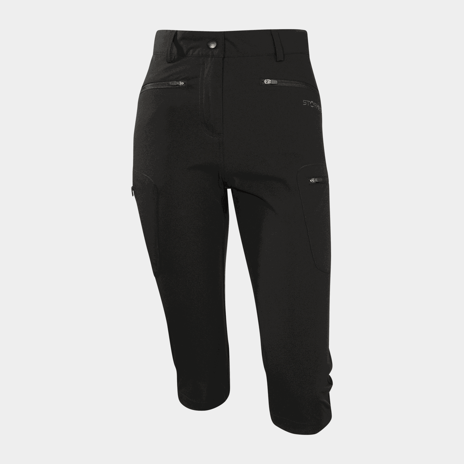 Liabekk Capri W, lang shorts, dame - Svart