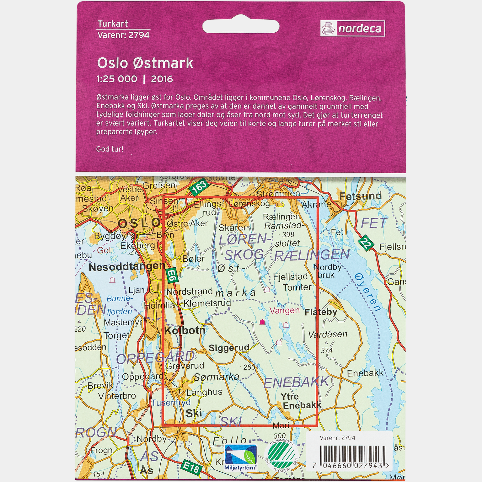  Oslo Eastmark 1:25 000 -