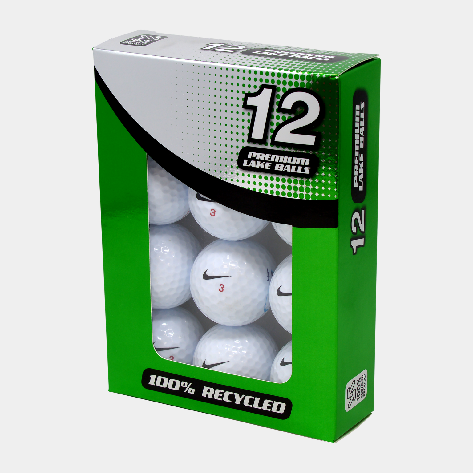  Opakowanie 12 piłek golfowych (Economy) – białe