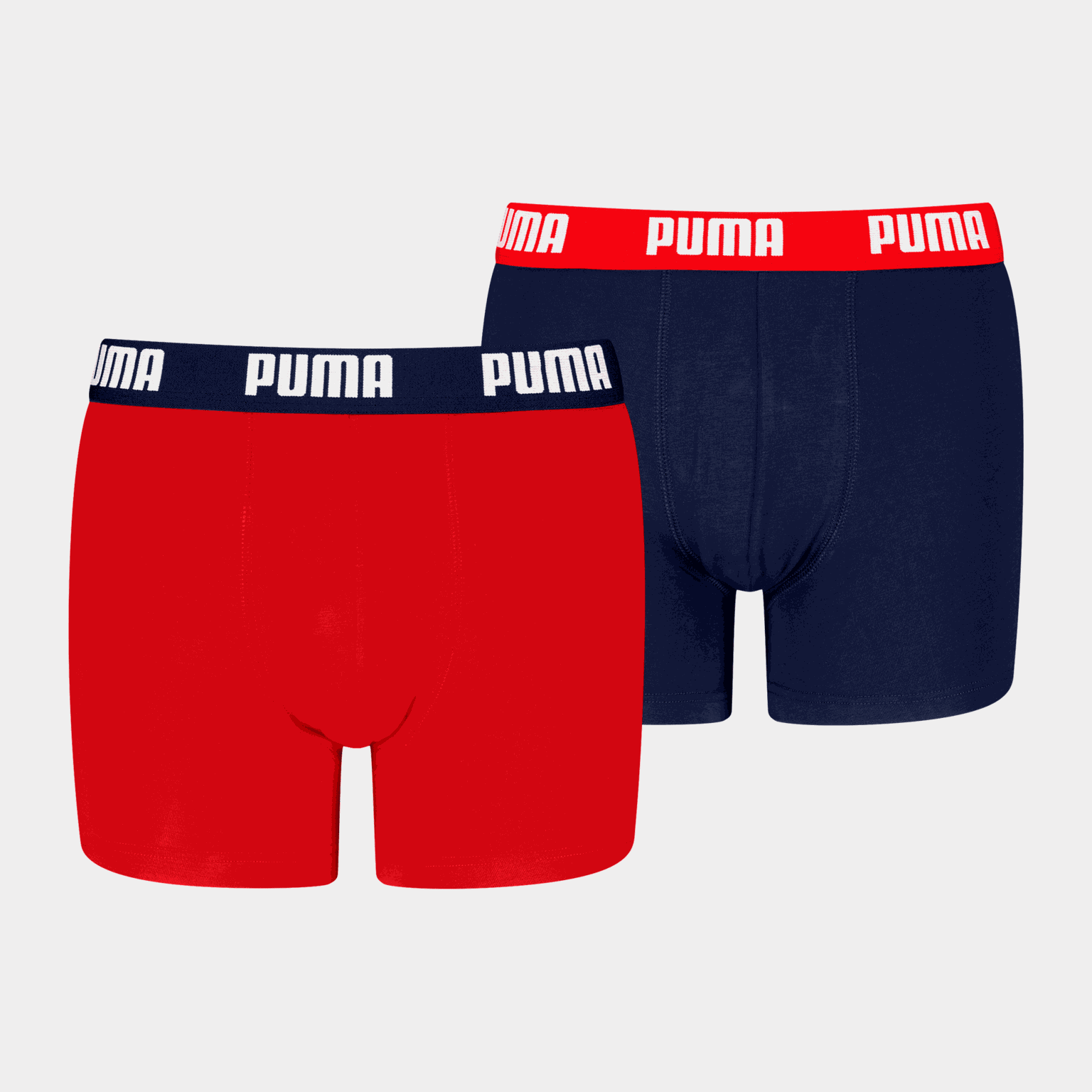 Boys Everyday Basic Boxers 2P, boxer, barn - Rød