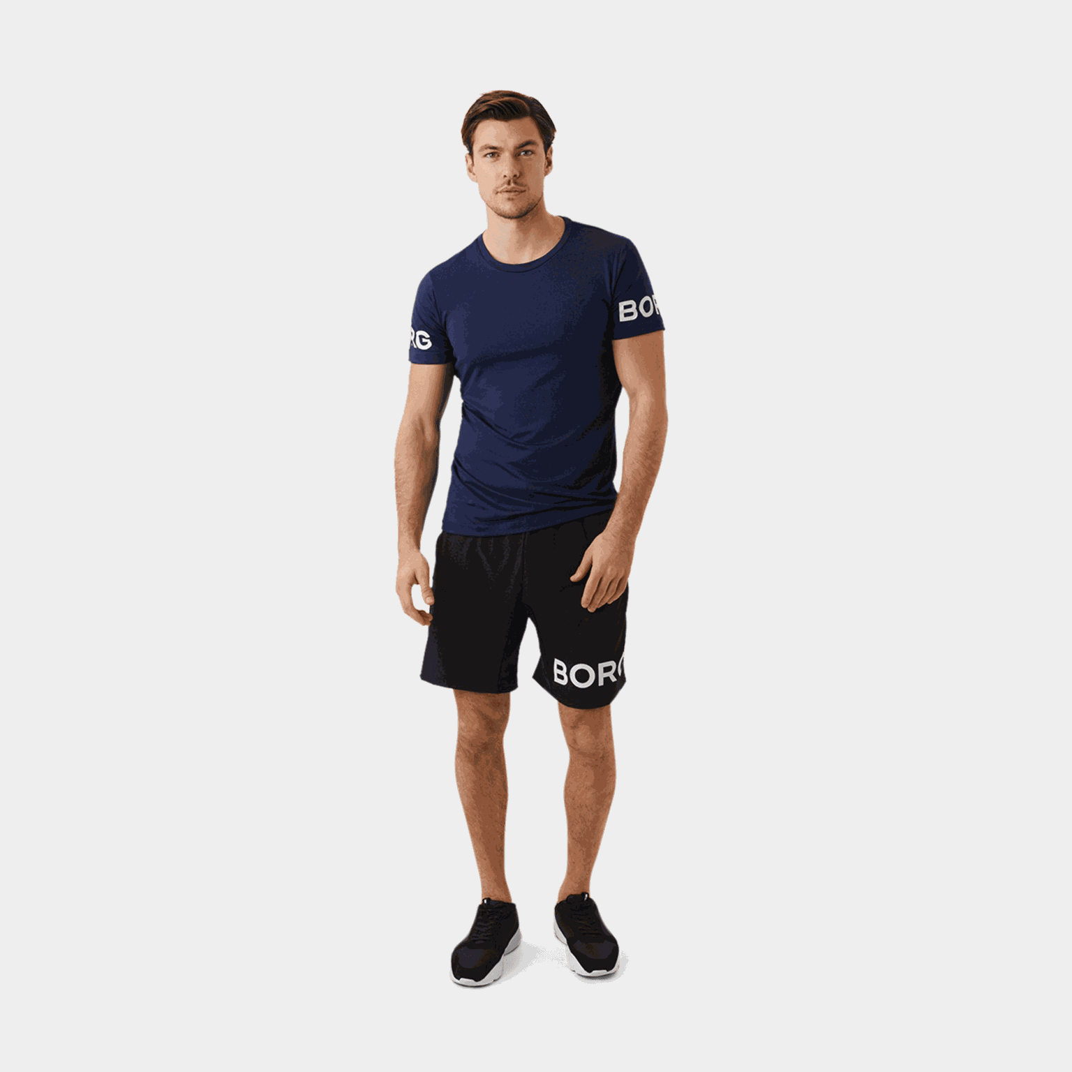  Camiseta Borg para hombre, azul oscuro