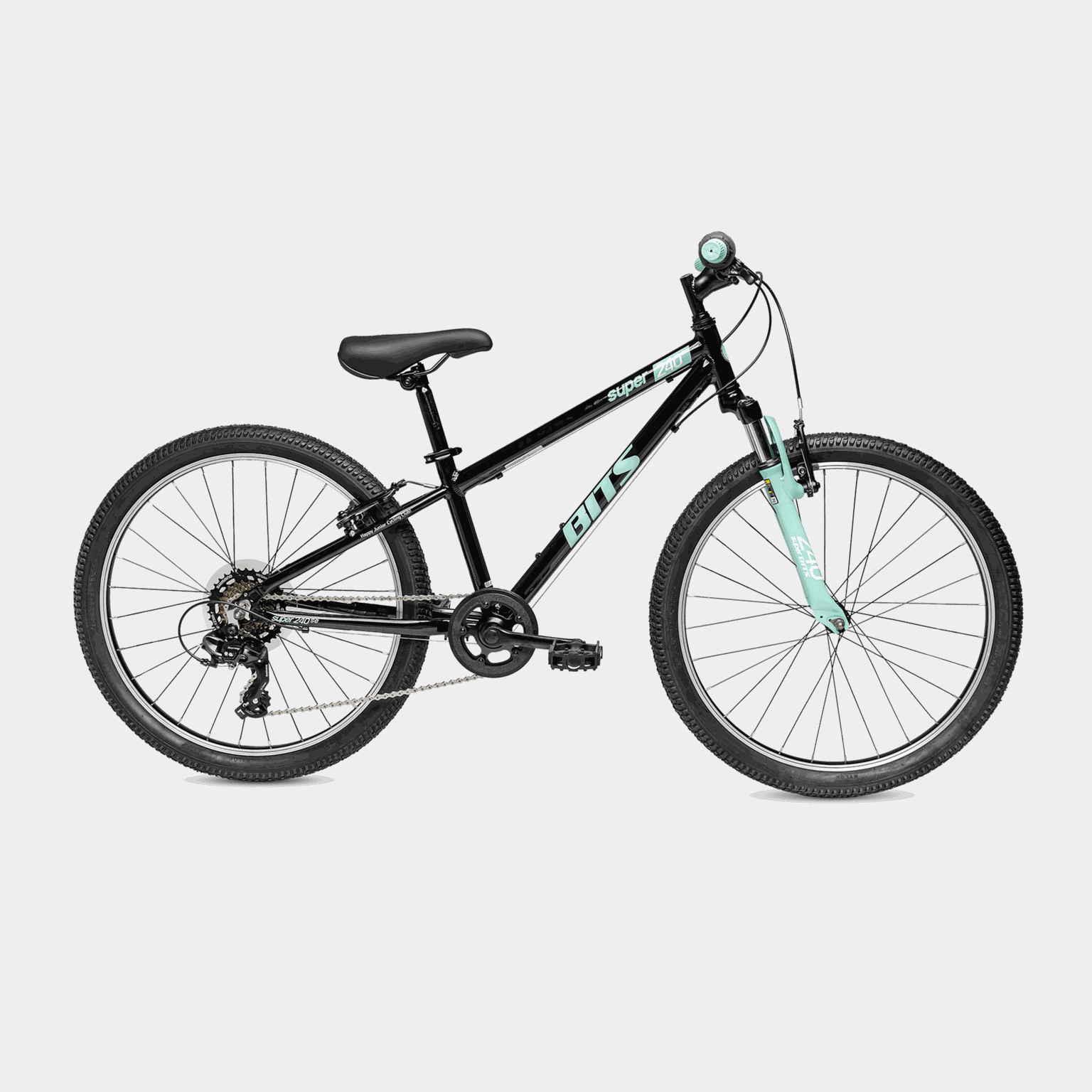 Bicicleta de montanha infantil Super 240 Alu 25 - preta