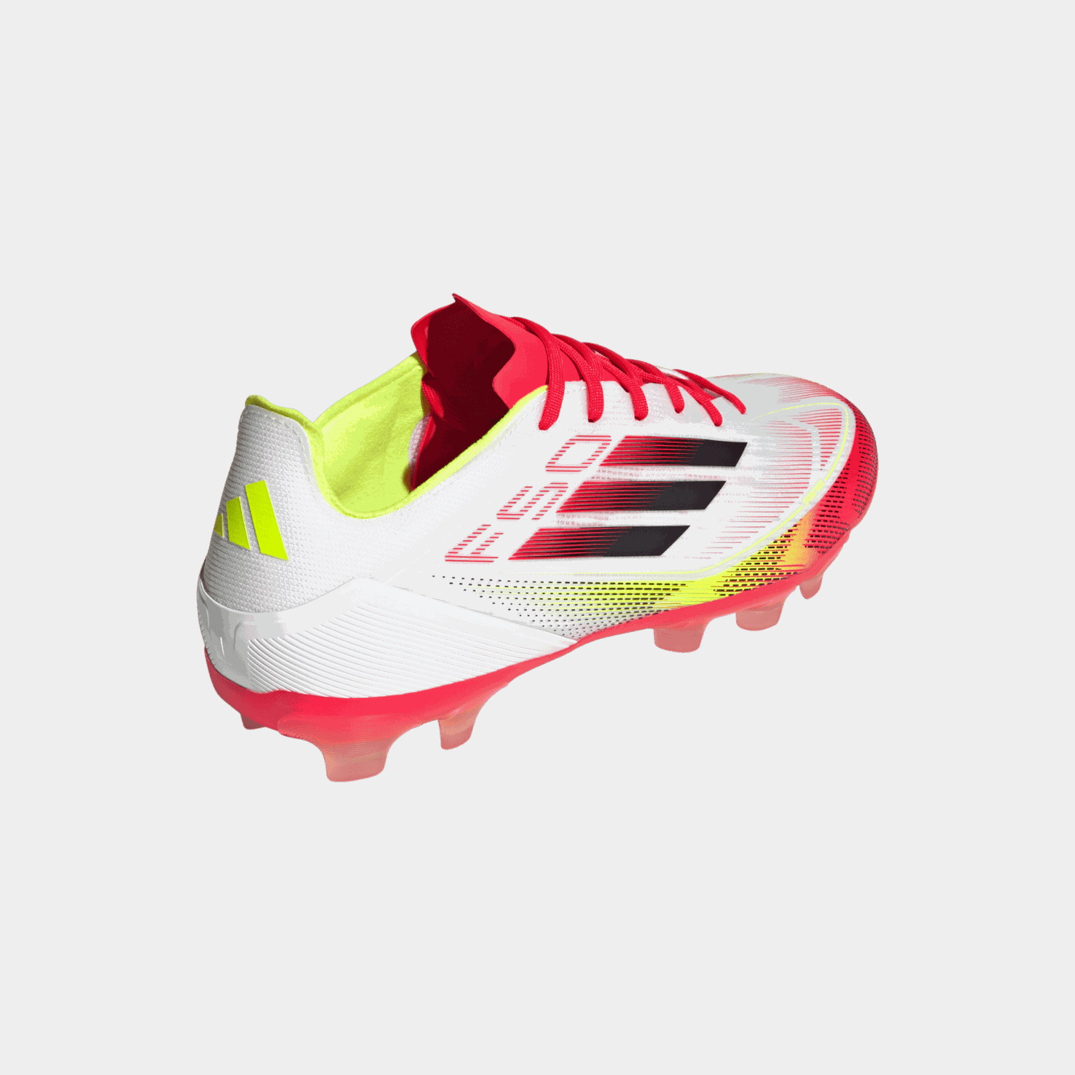 Chaussures de football F50 Pro MG pour gazon naturel et synthétique, unisexe – Blanches