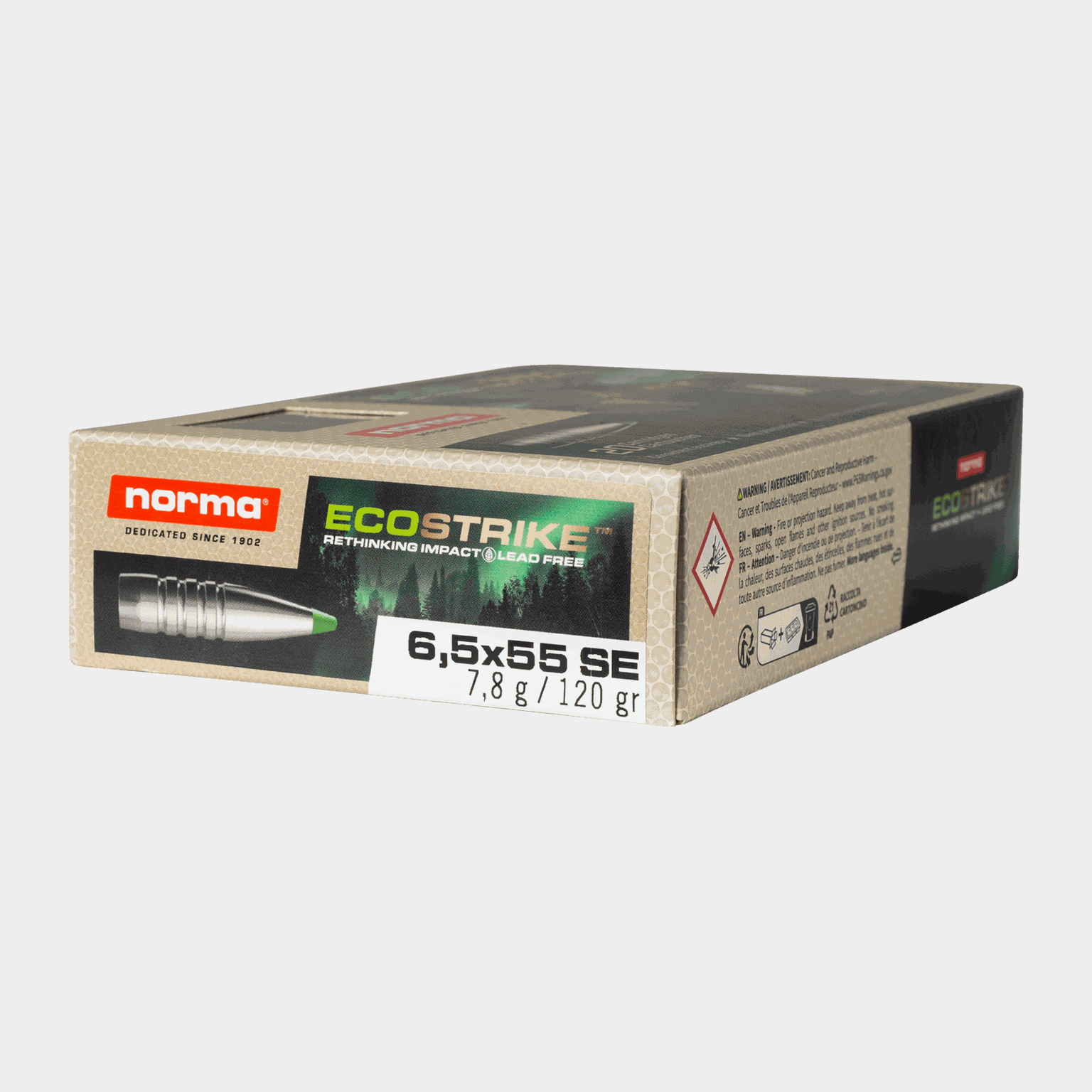  Norma Ecostrike 6,5x55 7,8g / 120g gevärspatroner