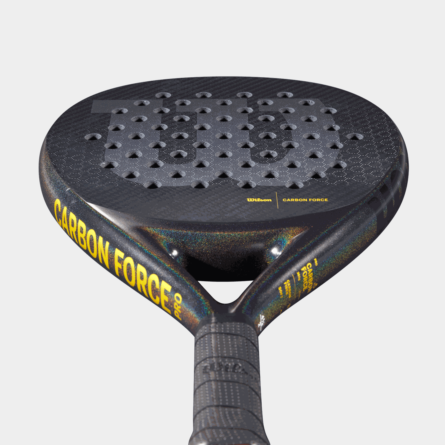 Carbon Force Pro Padel, padelracket for viderekomne, unisex - Grå