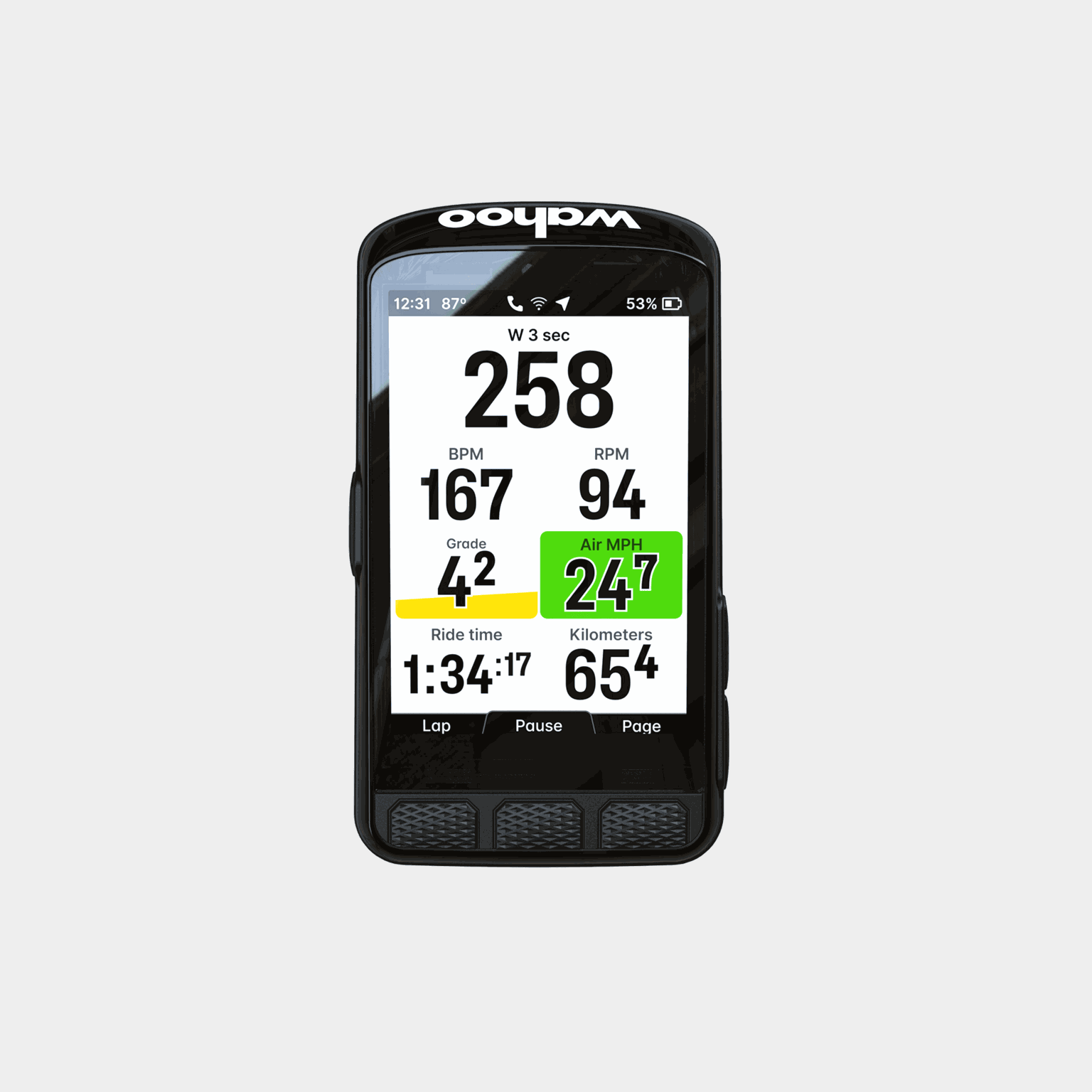 Wahoo ELEMNT ACE GPS Cycling Computer - Svart