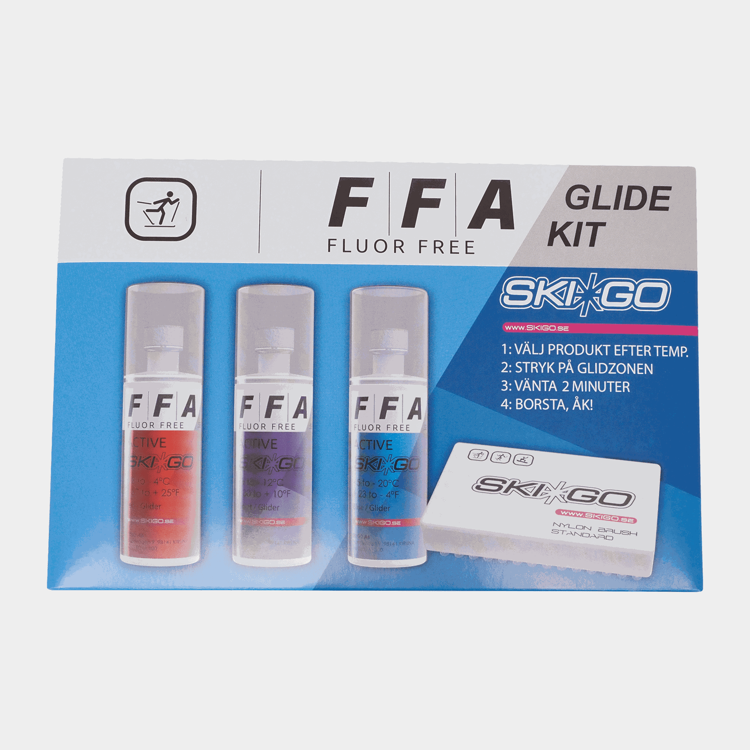  Kit de lubrificação Skigo Glide 24/25 – verde