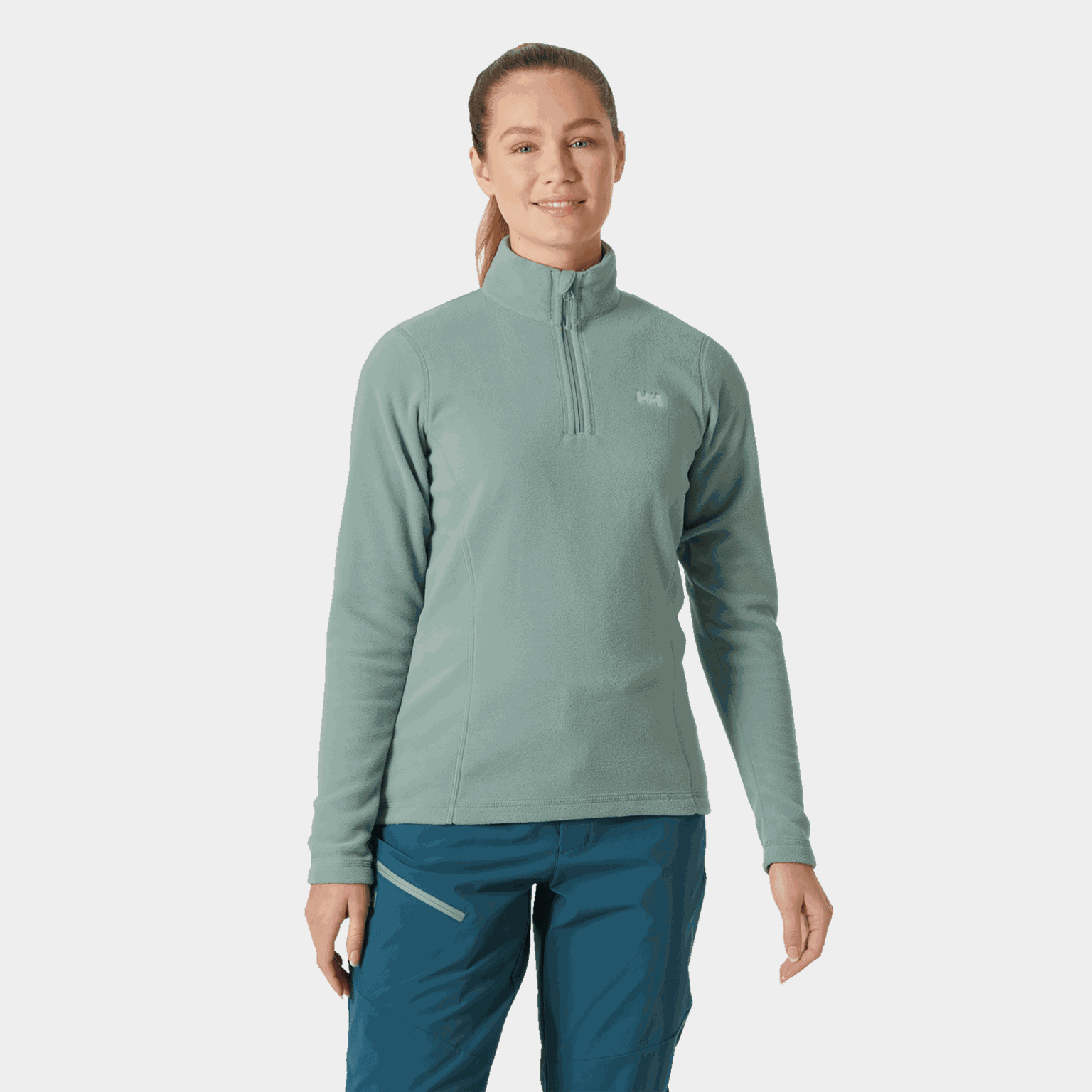 Dames Daybreaker fleecejack met halve rits, fleece trui.