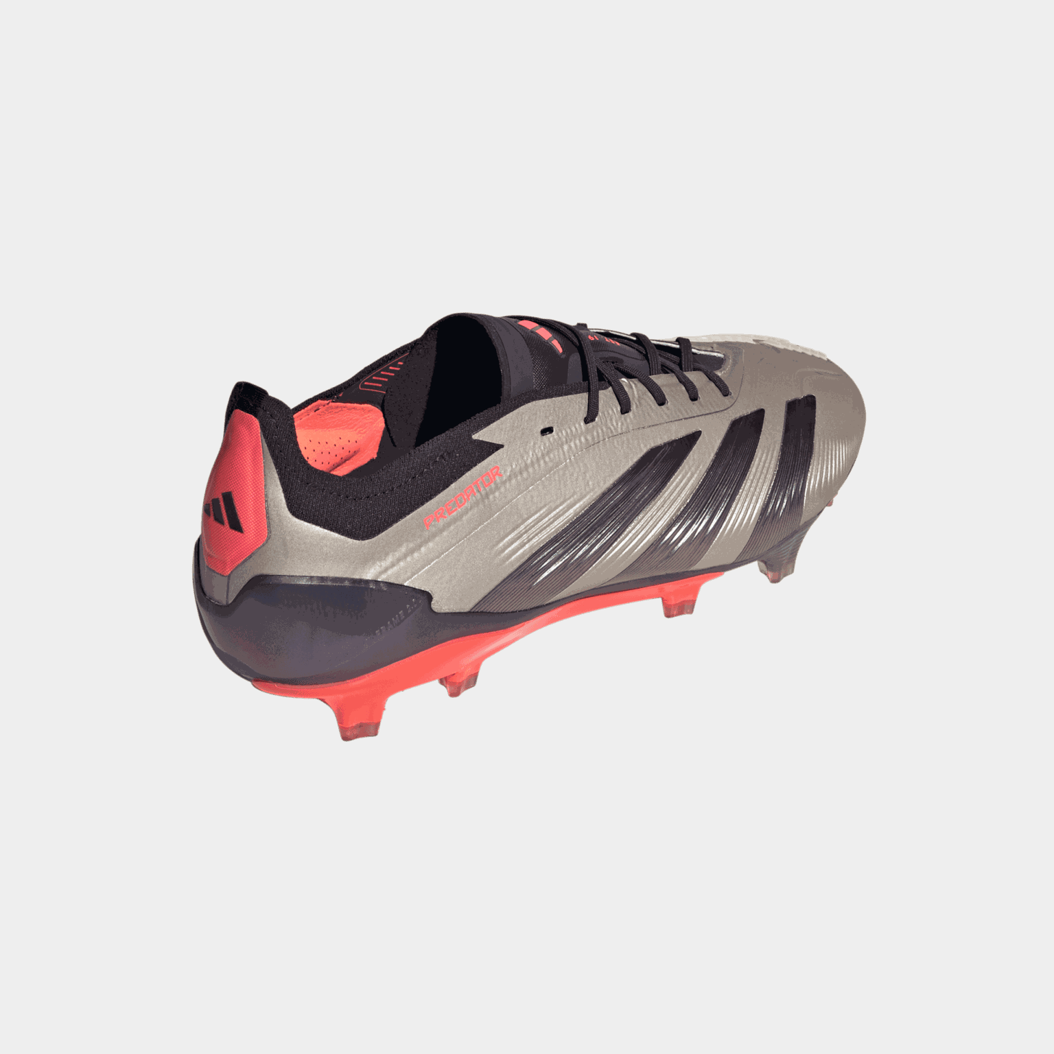  Chaussures de football Predator Elite FG Q4 24, pour gazon, unisexe – Argent