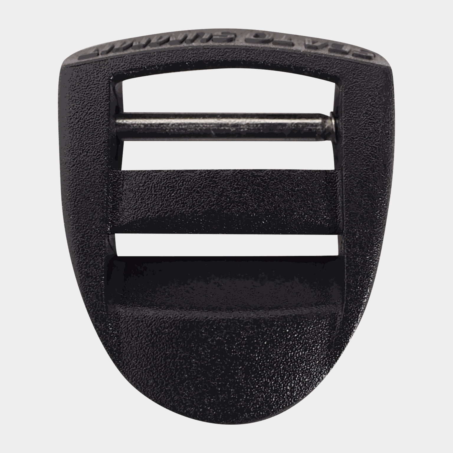 Buckle 15Mm Ladderlock 1 Pin Black, reserveklips - Svart