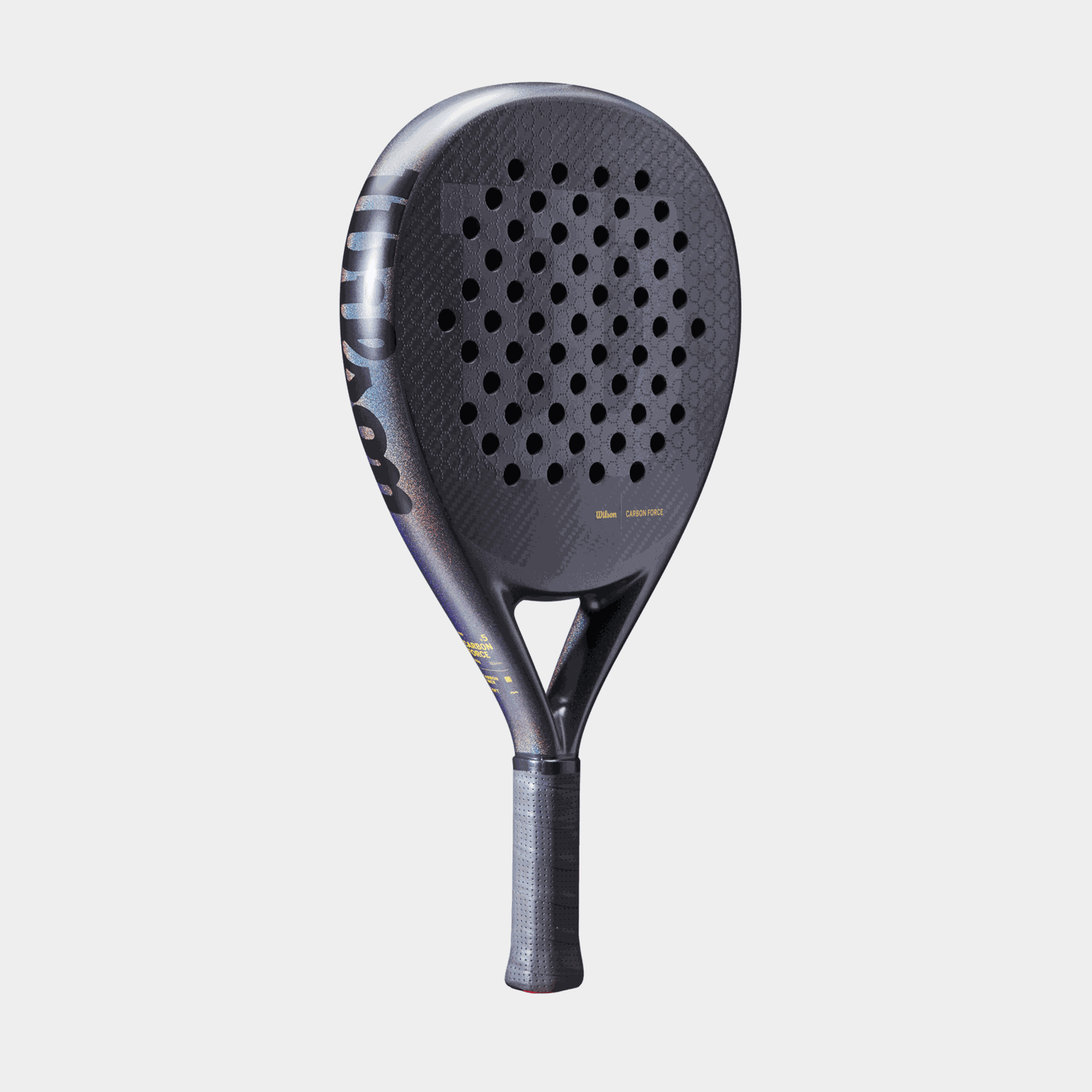  Carbon Force Pro padelracket voor gevorderde spelers, unisex - grijs