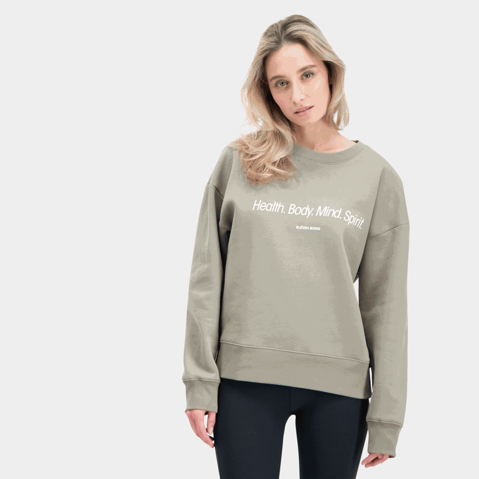 Dames boyfriend sweatshirt, kersenrood, met ronde kraag
