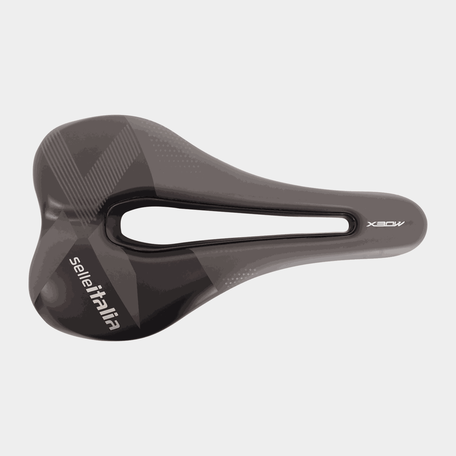 Saddle X-Bow Superflow L, MTB-sadel, sykkelsete, unisex - Svart