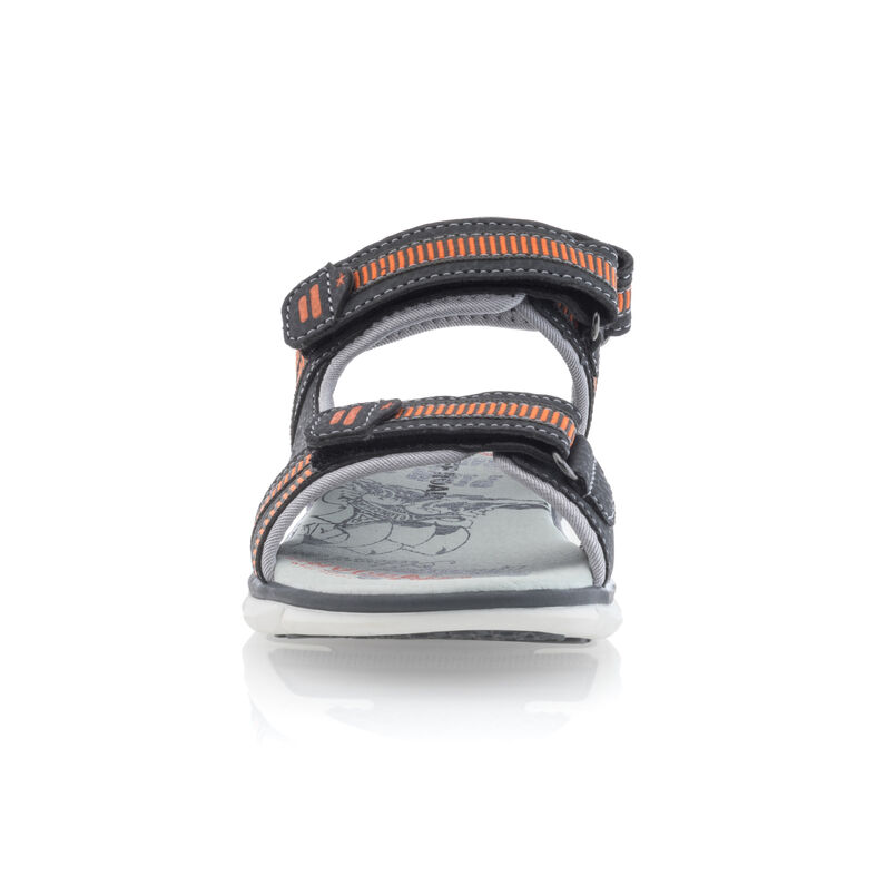 Blaue Jungen-Sandalen / Zehenfreie Schuhe