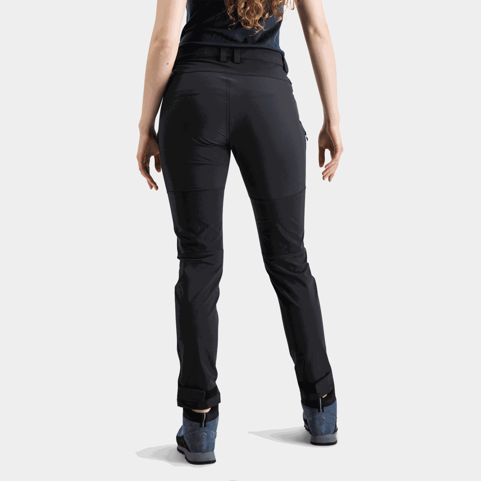Spodnie typu slim-fit z cyrkonii, spodnie typu softshell, spodnie trekkingowe, damskie
