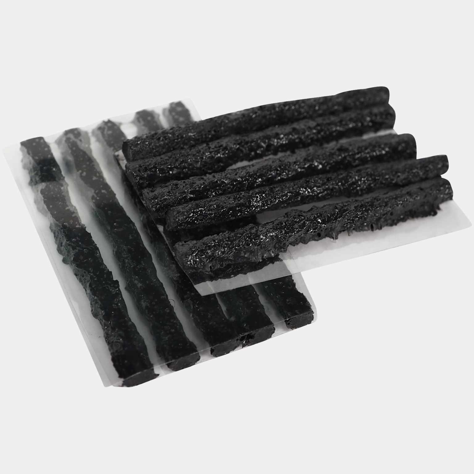 Kit de Reparo de Pneus Sem Câmara, 10 Tampões de Borracha - Preto