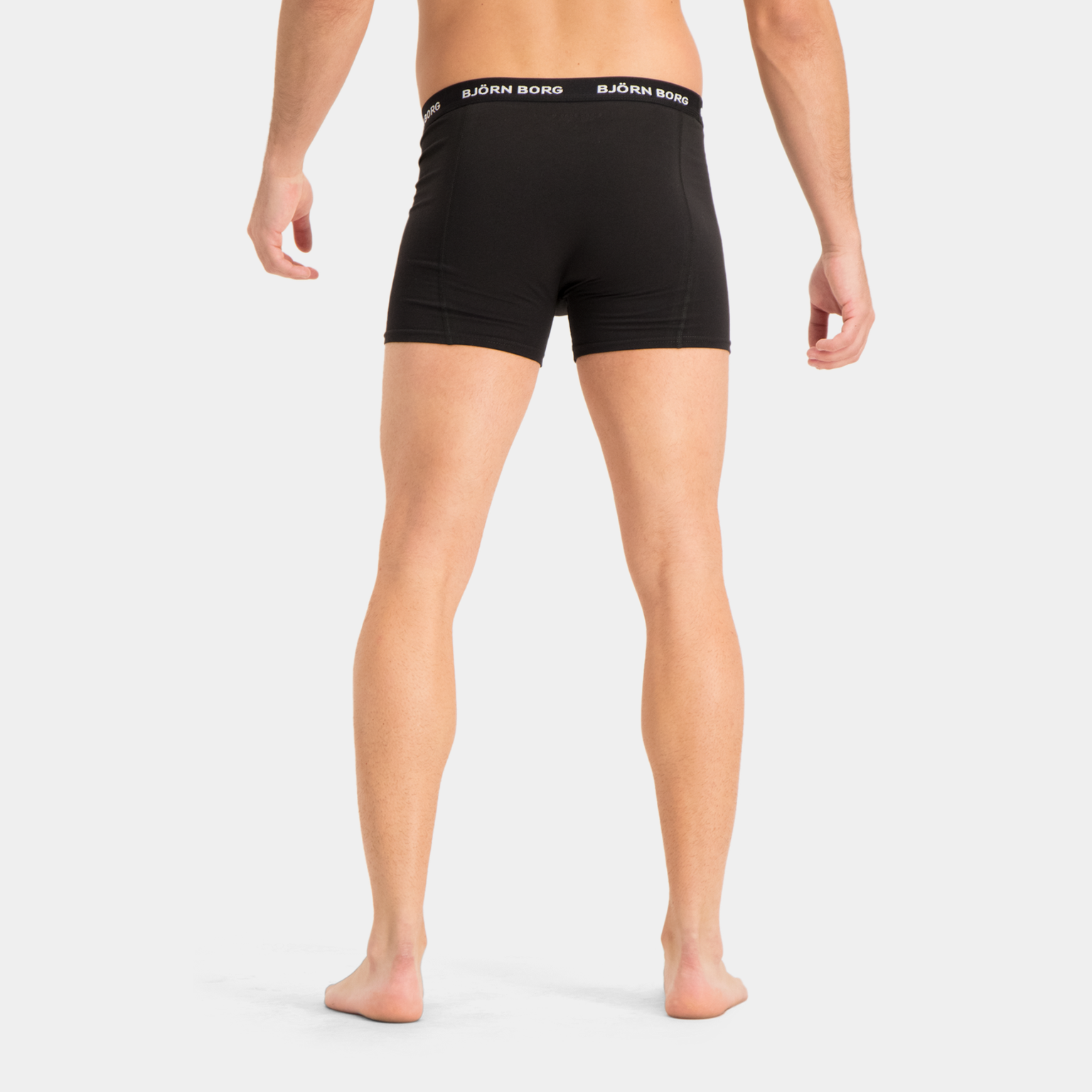  Pánské bavlněné boxerky, z elastického materiálu, 1 kus, černé.