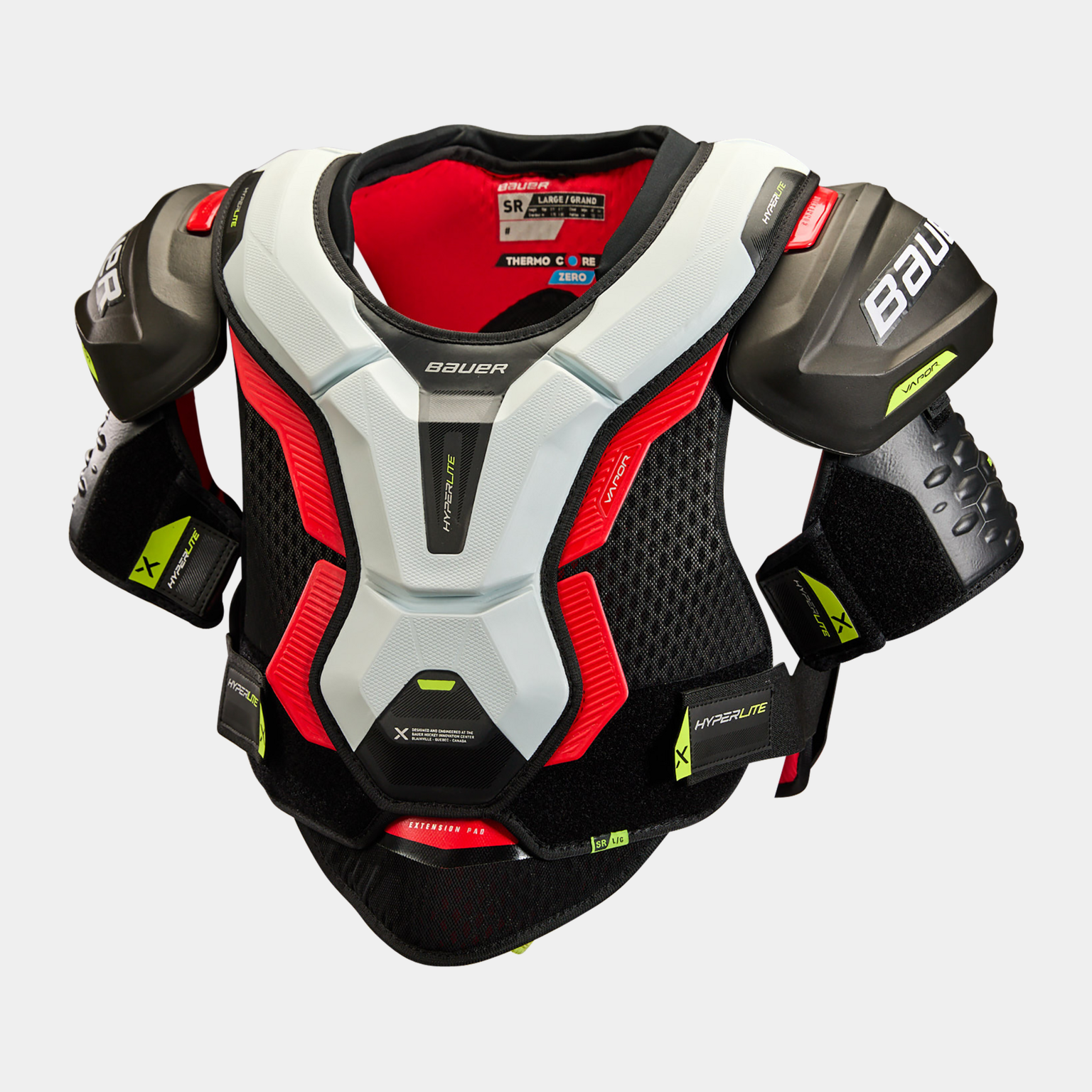  Ochraniacze na ramiona S22 Vapor Hyperlite – rozmiar 23/24, ochrona ramion dla seniorów – kolor czarny