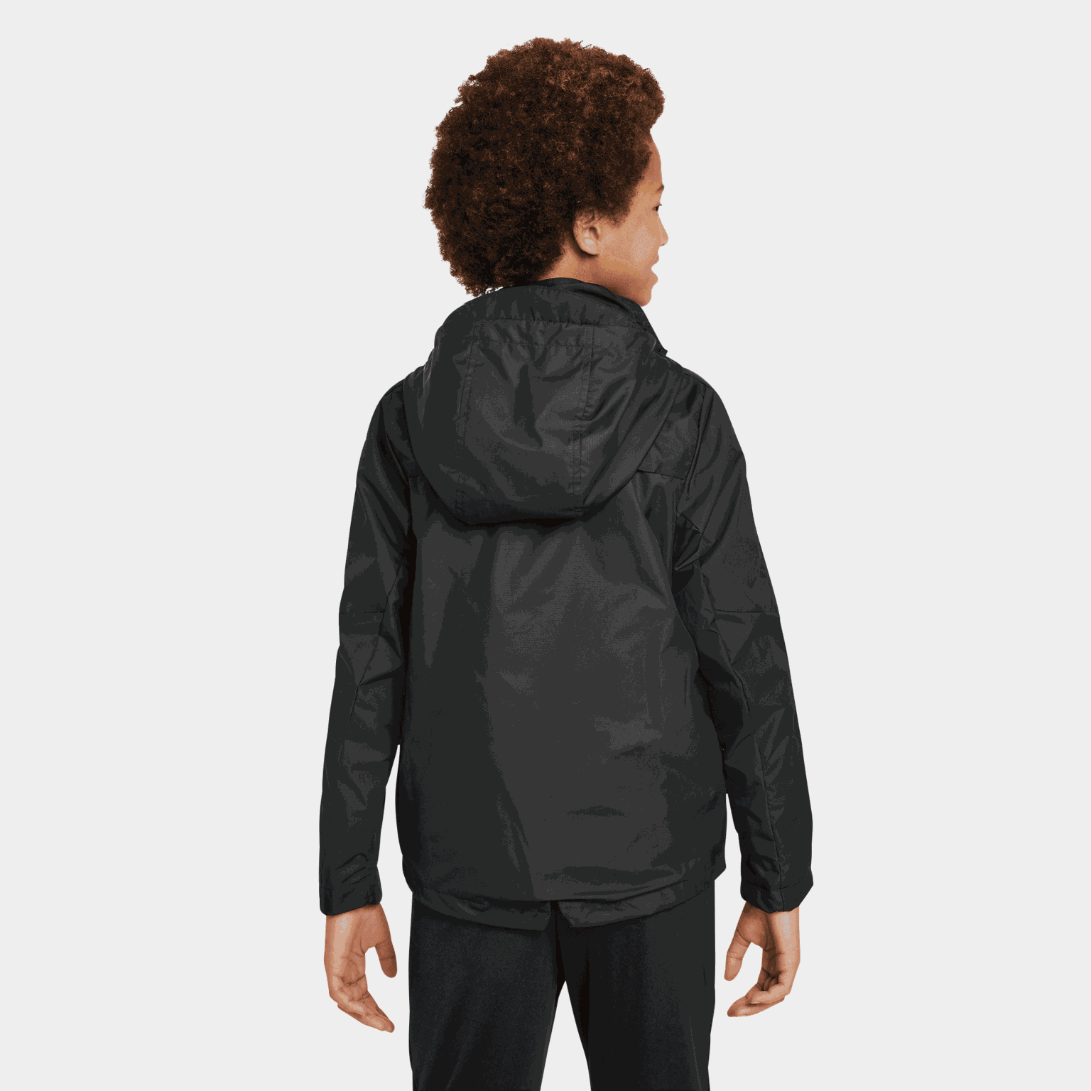  Jaqueta de futebol impermeável Storm-FIT Academy23 – Preta