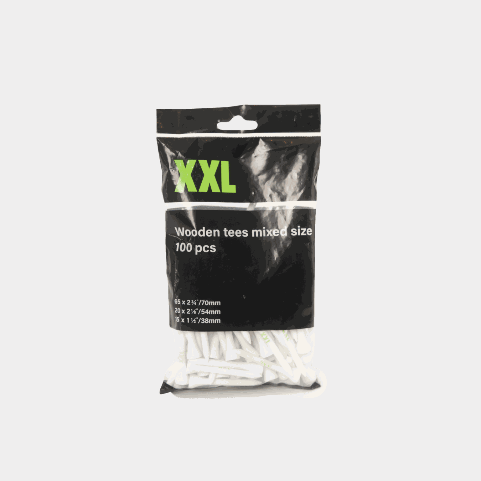 Tees Mixed 100 Pack, golfpegger - Flerfarget