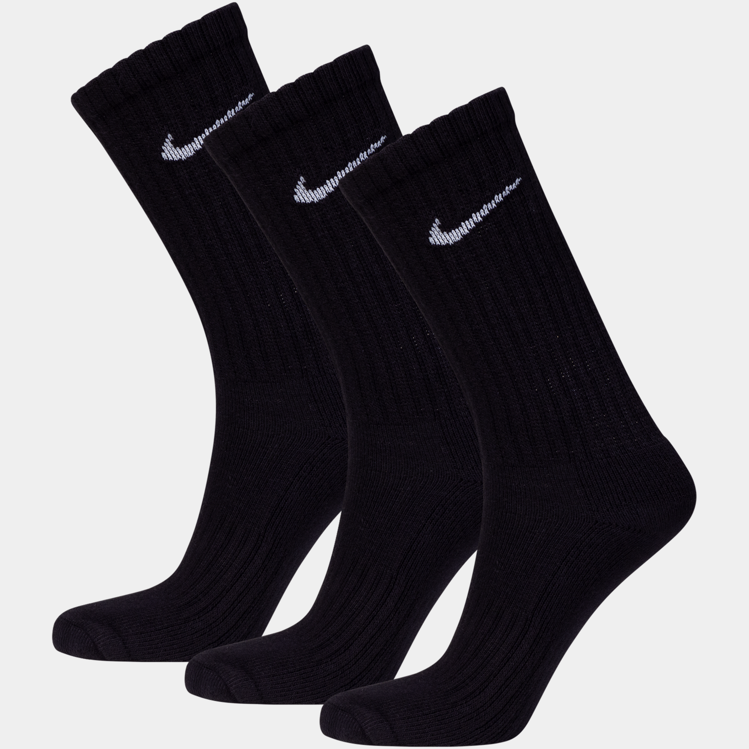  Nike Unisex kniehoge sokken met demping - Zwart