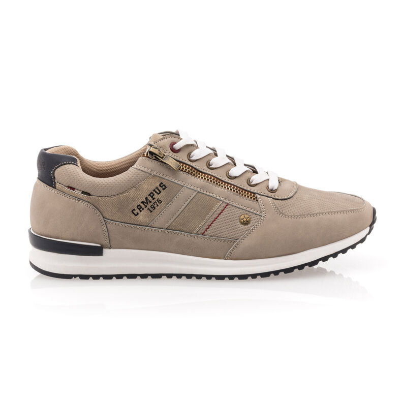 Zapatillas deportivas para hombre color beige.